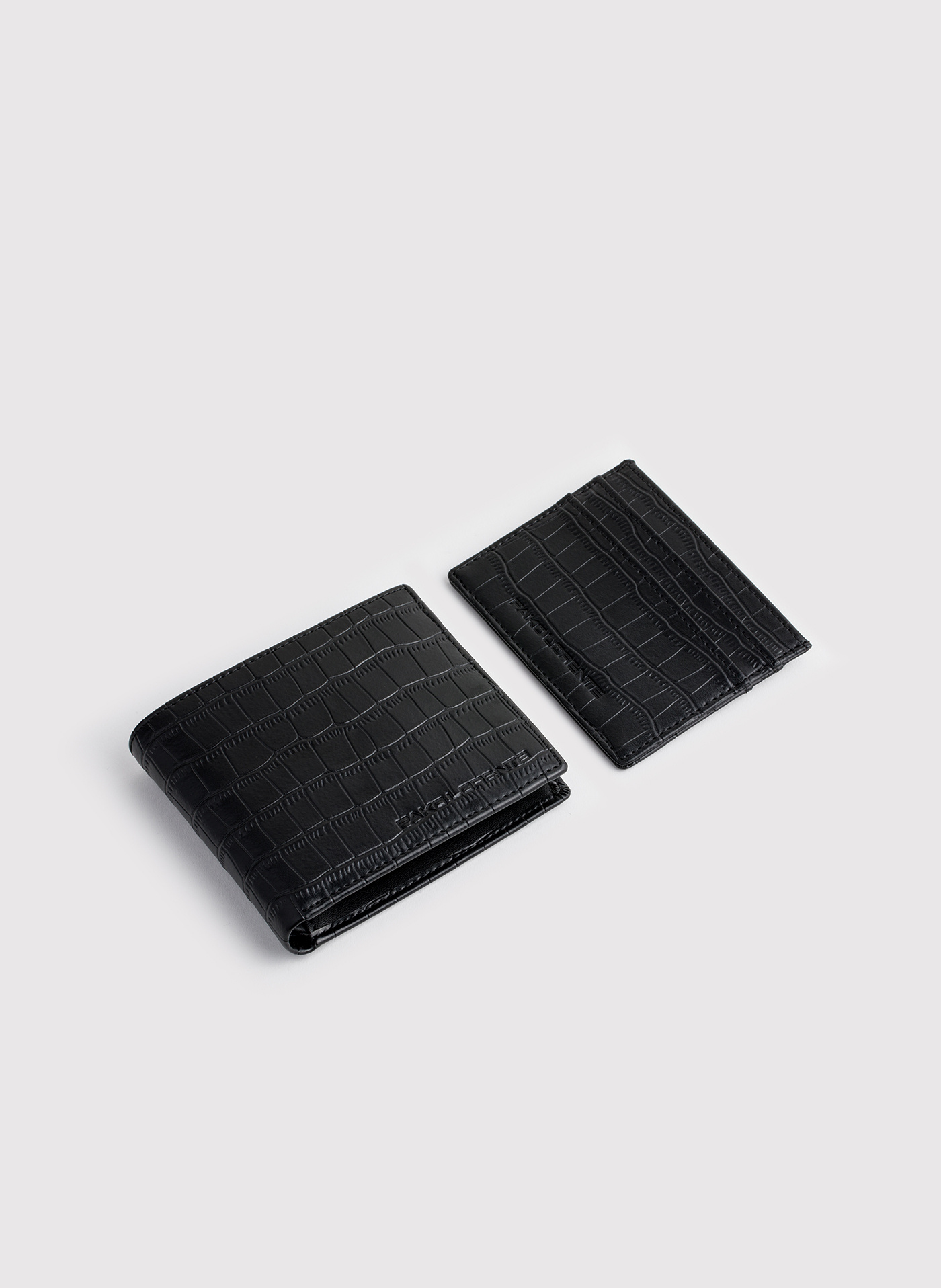 PAKO LORENTE - Zestaw męski skórzany portfel plus wizytownik - Pako Lorente