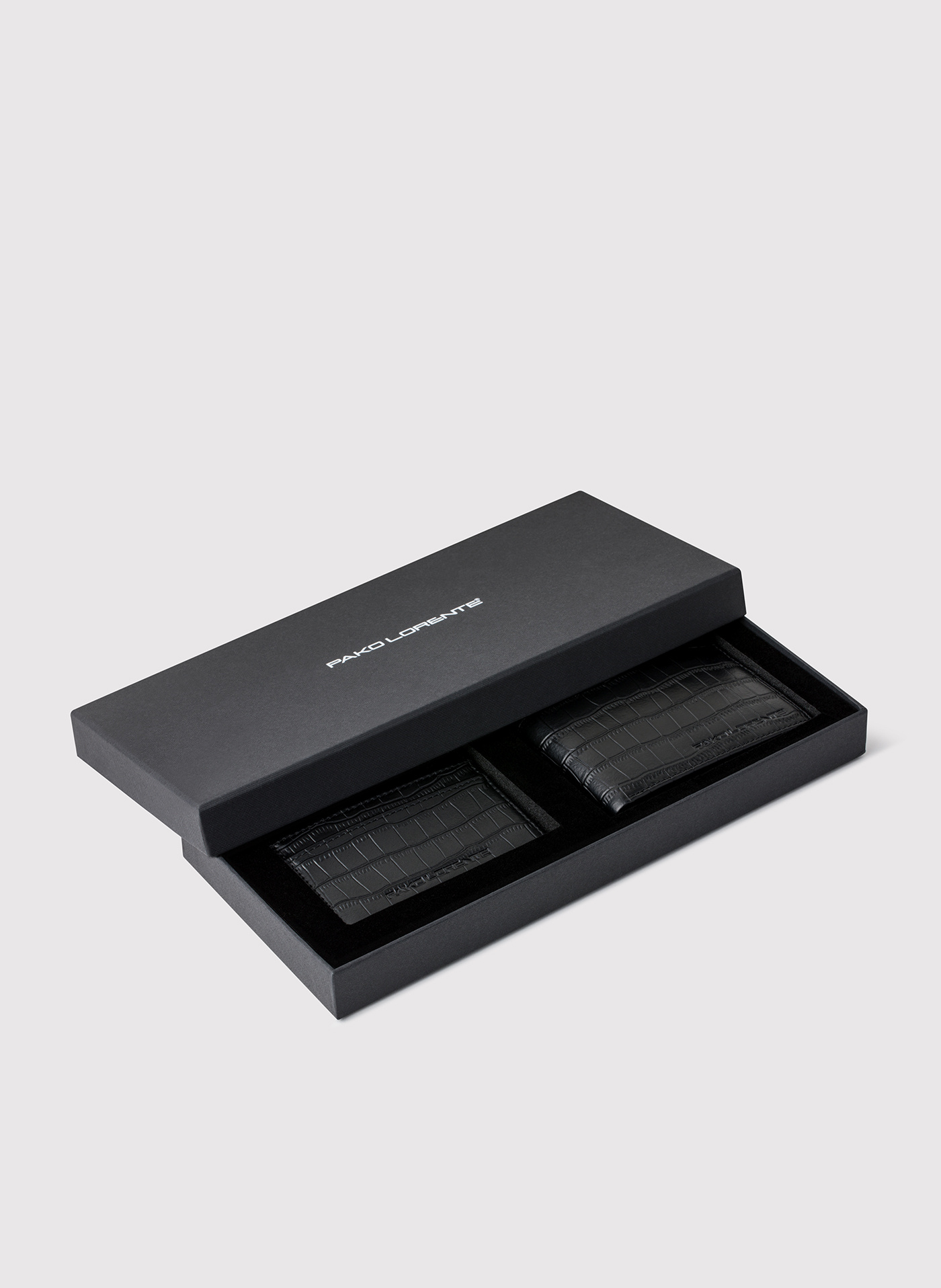 PAKO LORENTE - Zestaw męski skórzany portfel plus wizytownik - Pako Lorente