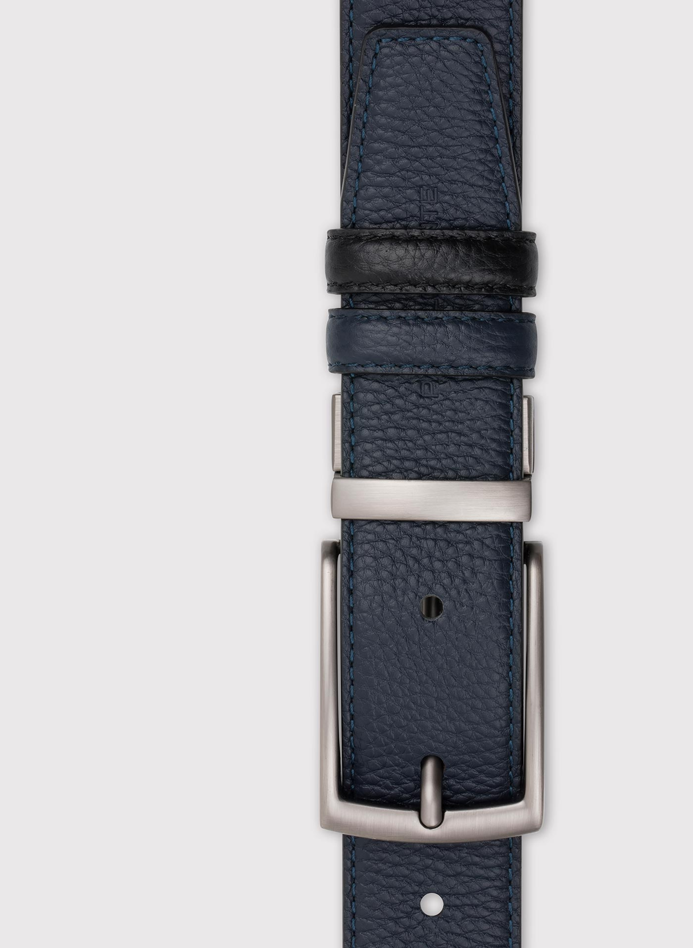 Dwustronny skórzany pasek męski - Pako Lorente