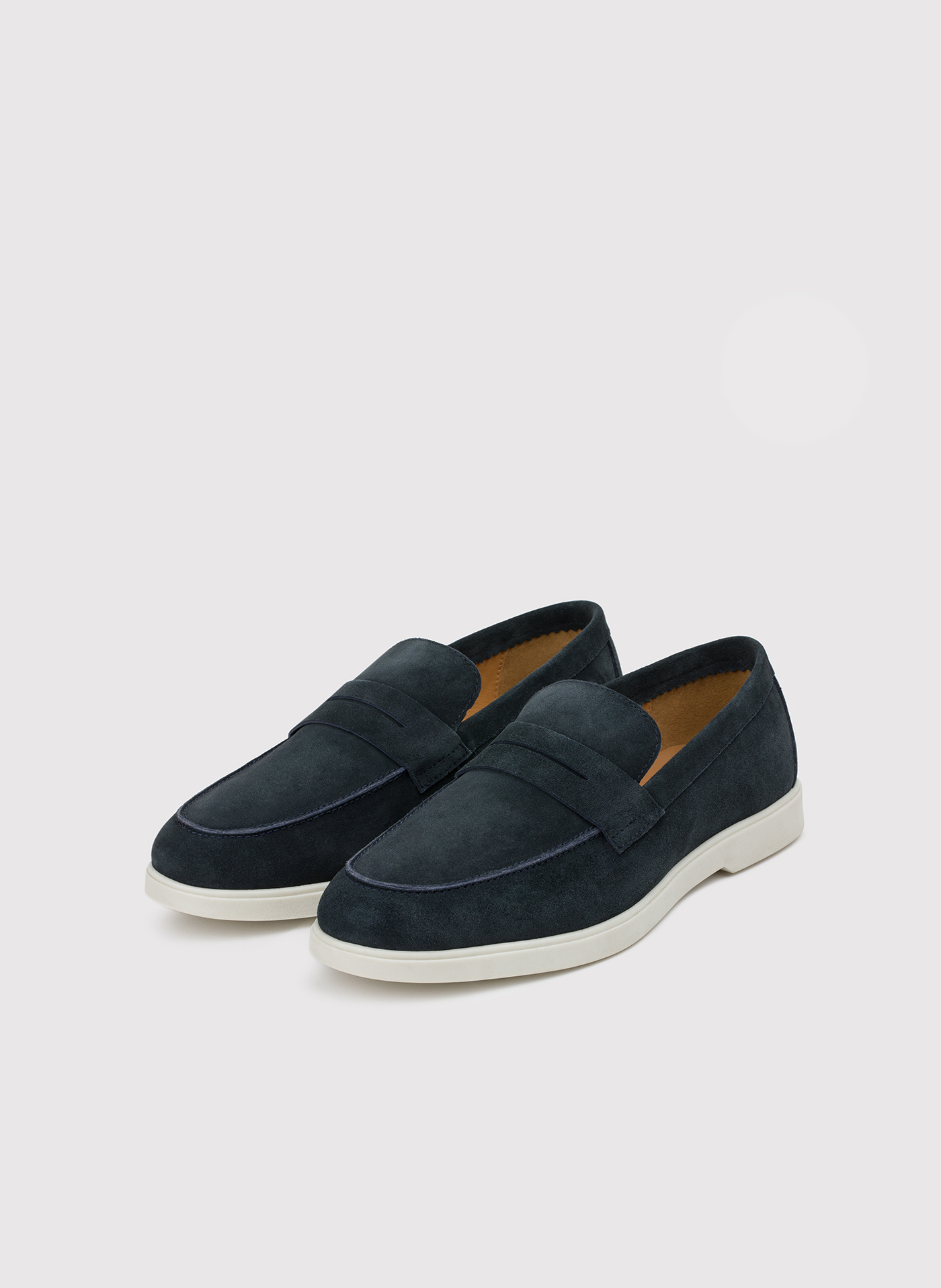 PAKO LORENTE - Granatowe mokasyny męskie - Pako Lorente