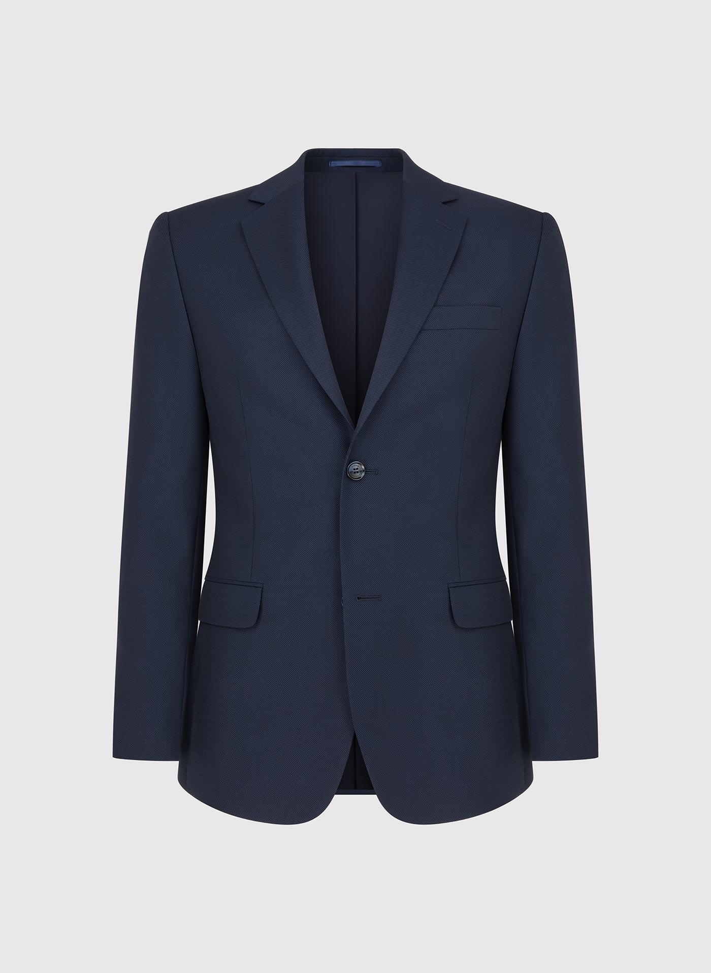 PAKO LORENTE - Granatowy wełniany garnitur męski - Pako Lorente