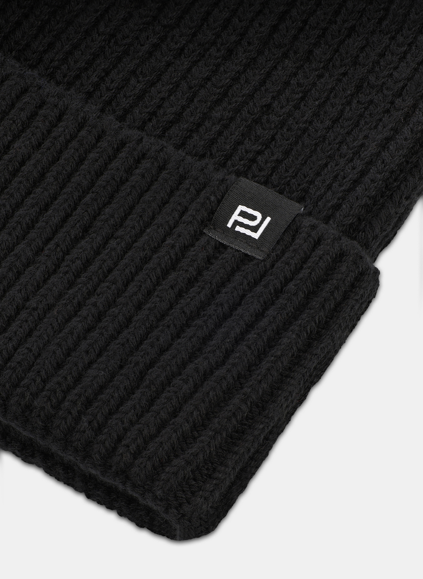 Czarna bawełniana czapka męska - Pako Lorente