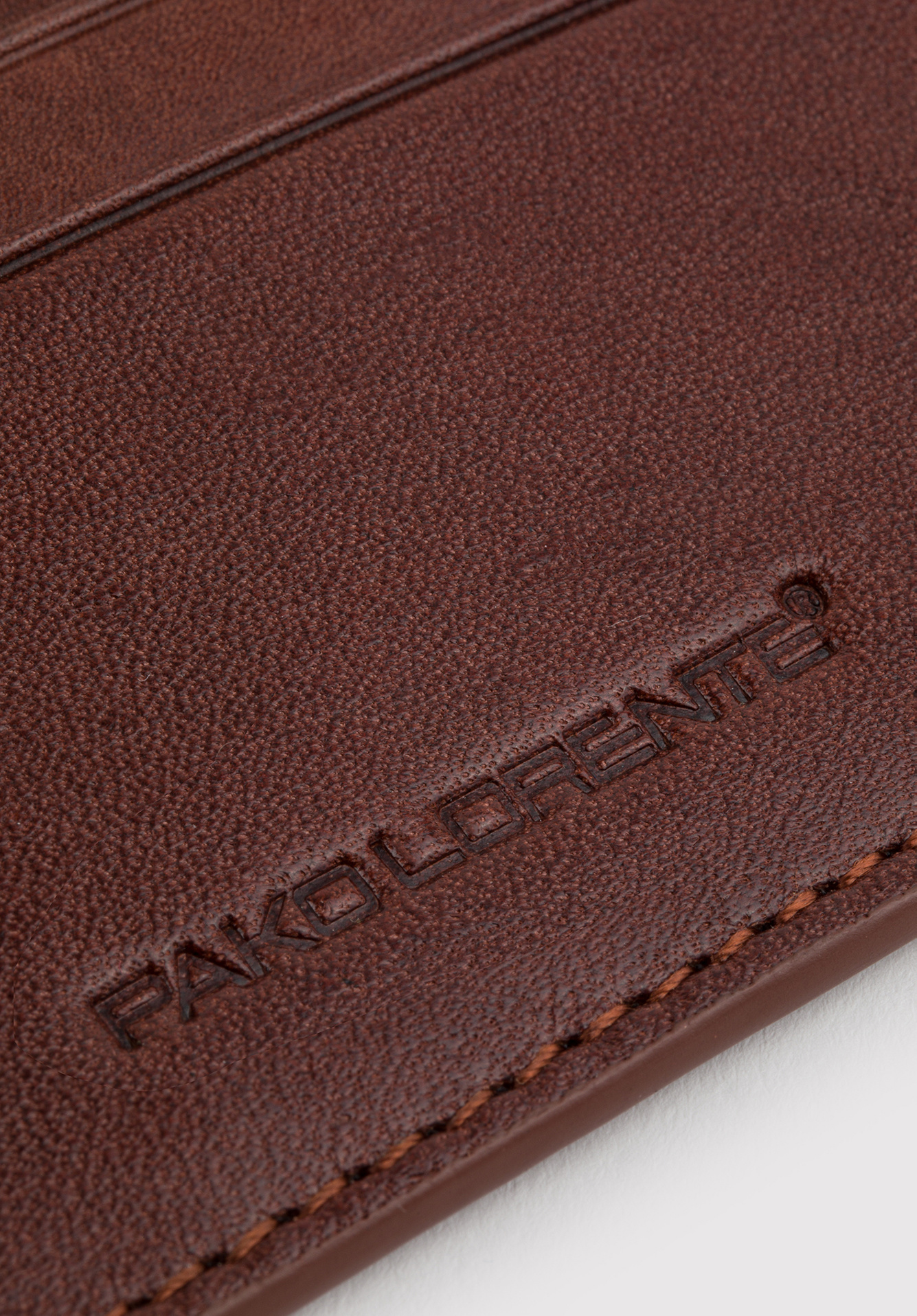 Zestaw męski skórzany portfel plus wizytownik - Pako Lorente