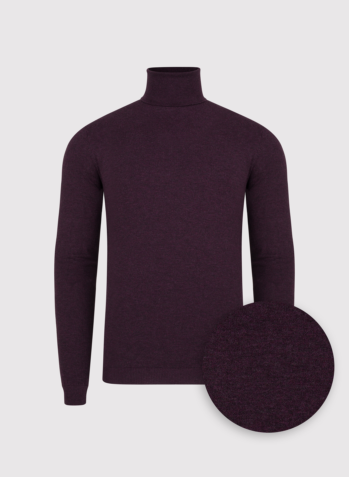 PAKO LORENTE - Golf męski w fioletowym kolorze - Pako Lorente