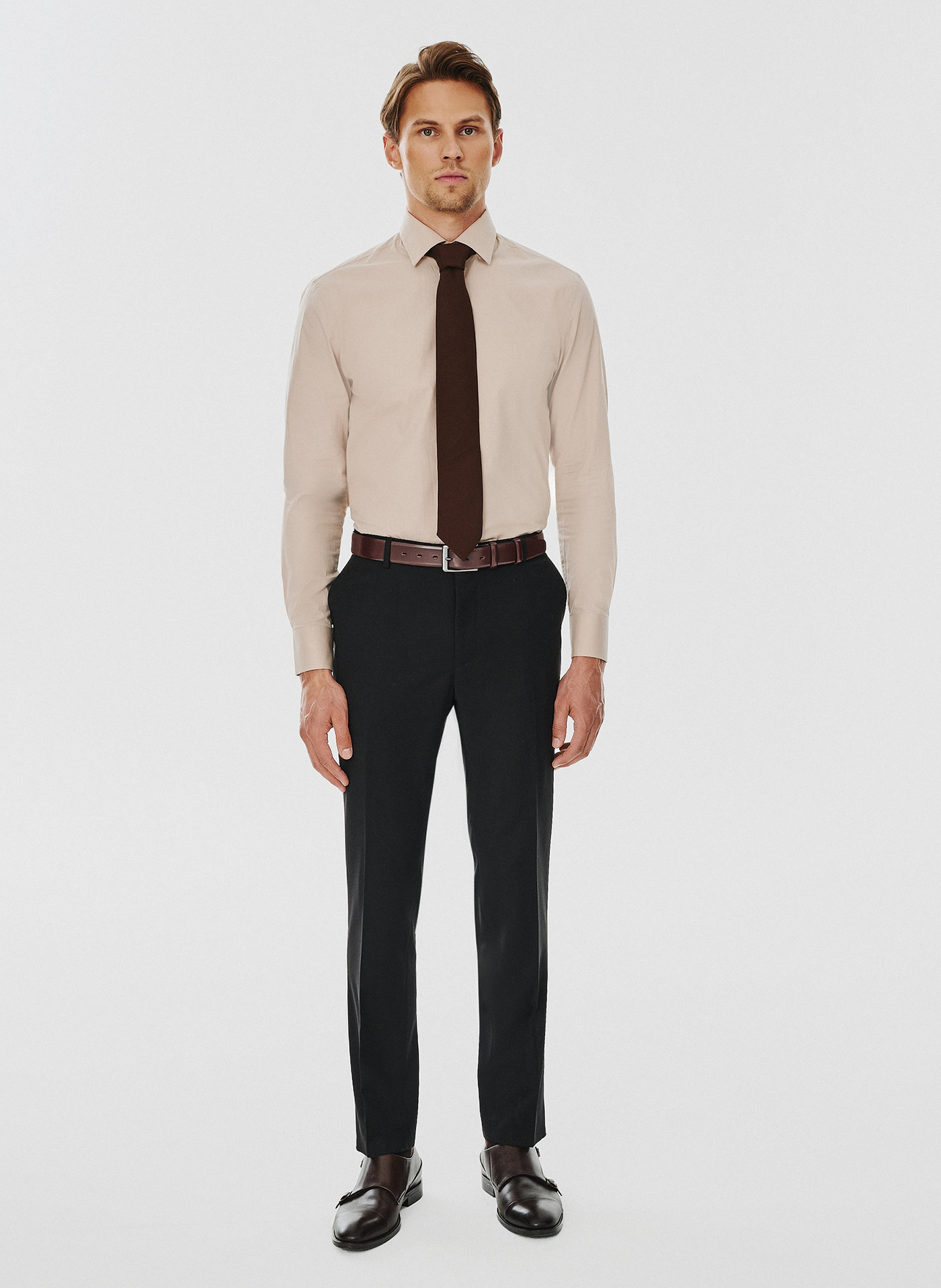 Spodnie garniturowe w kolorze czarnym - Pako Lorente