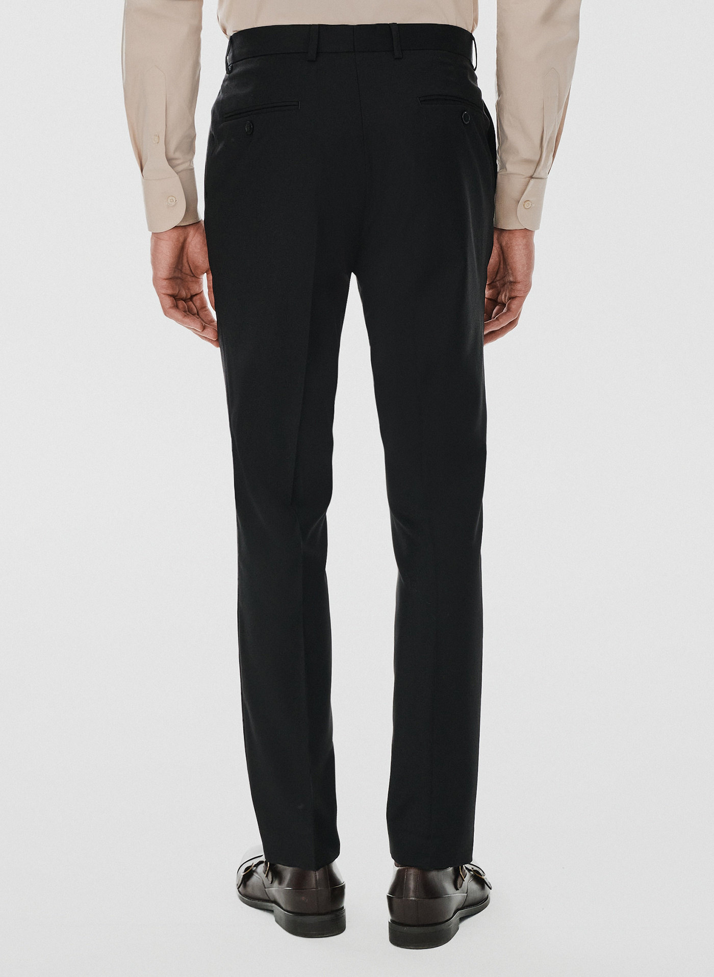Spodnie garniturowe w kolorze czarnym - Pako Lorente