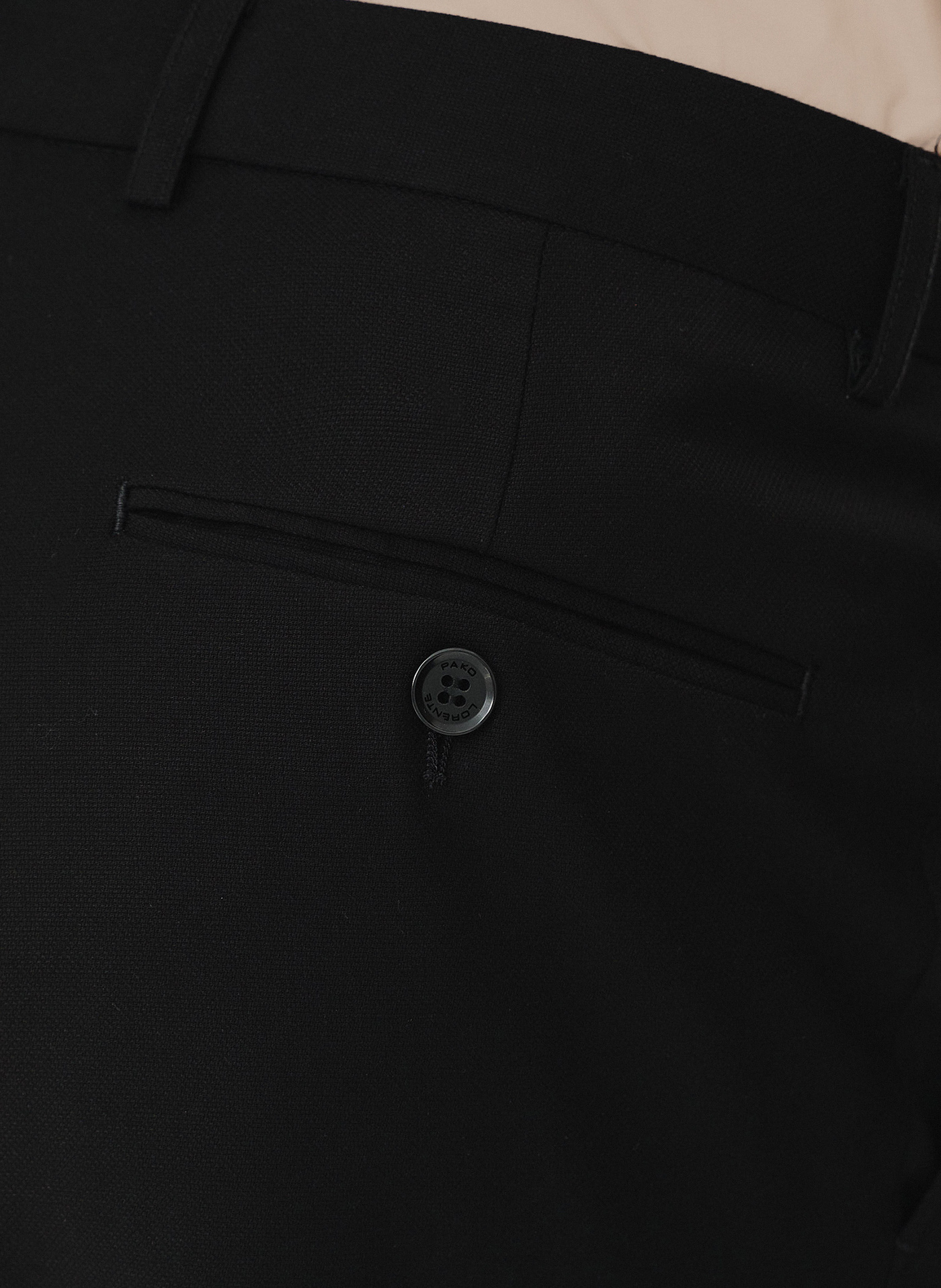 Spodnie garniturowe w kolorze czarnym - Pako Lorente