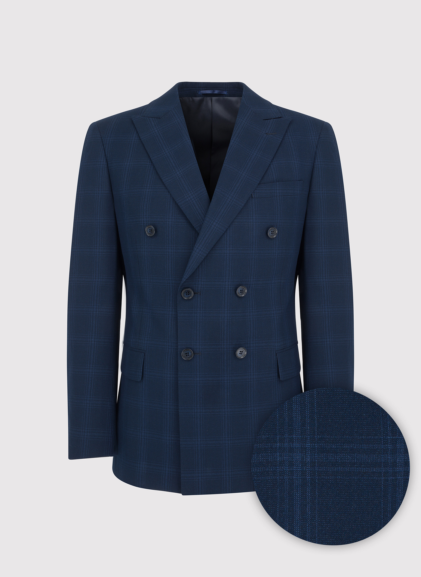 Dwurzędowa marynarka garniturowa w kratę - Pako Lorente