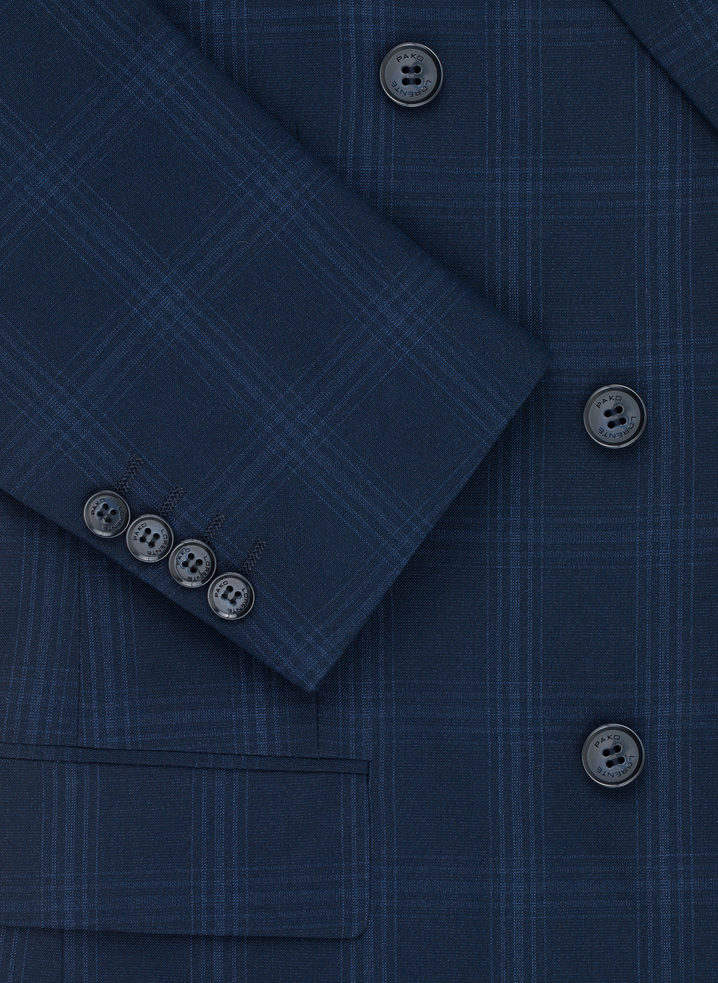 Dwurzędowa marynarka garniturowa w kratę - Pako Lorente