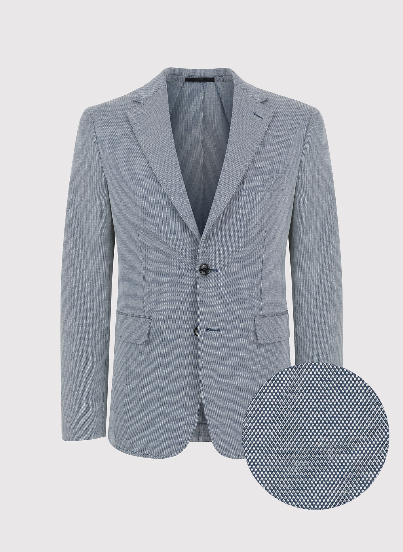 Szara marynarka męska melanż - Pako Lorente