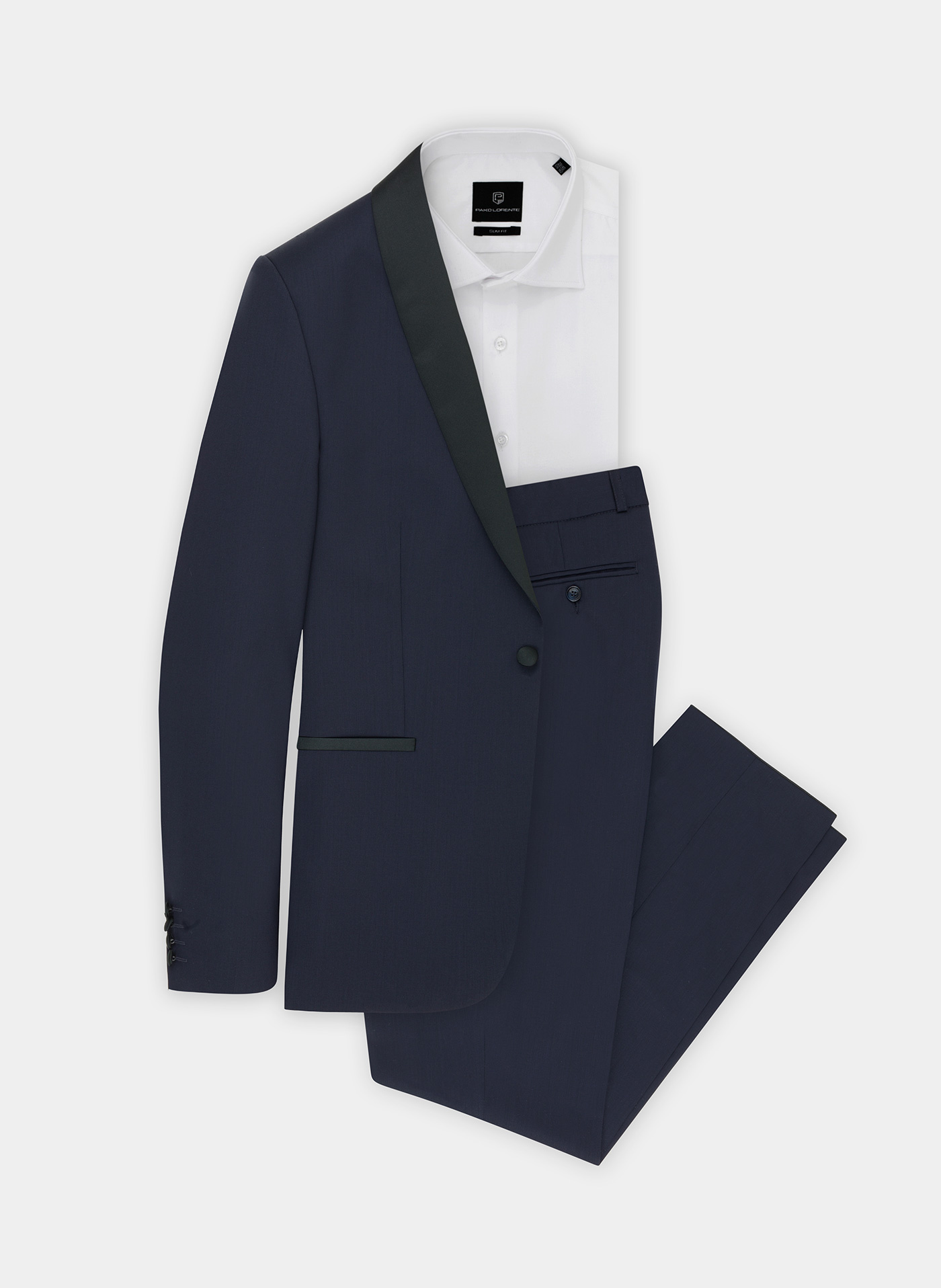 Spodnie smokingowe P000B-6S-002-G-S - Pako Lorente