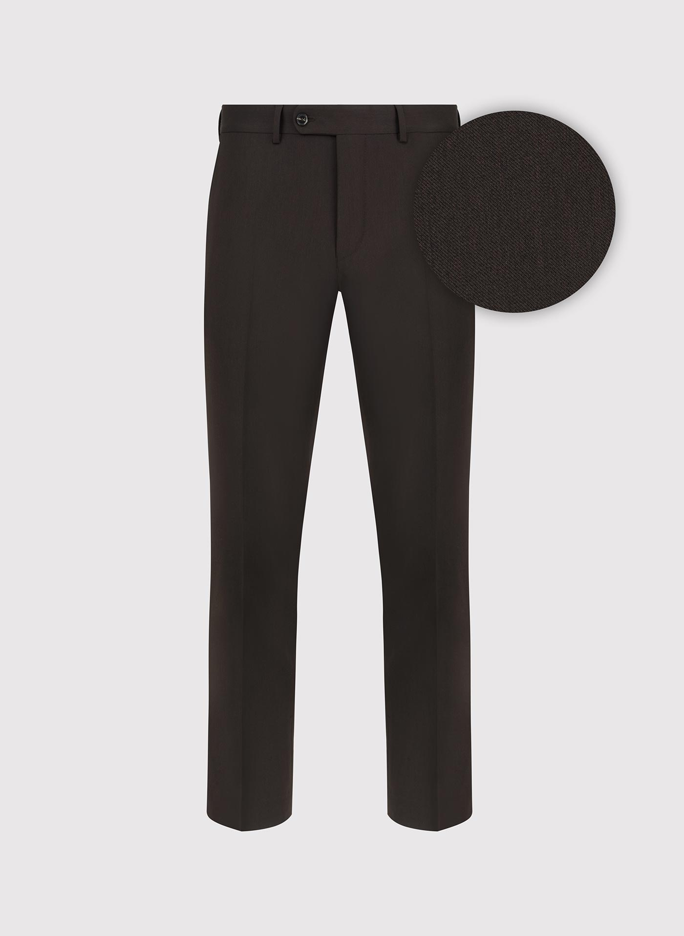 Ciemnobrązowe spodnie garniturowe - Pako Lorente