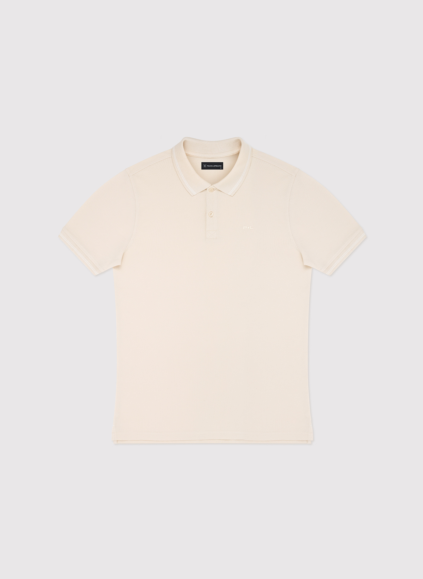 T-shirt polo w kolorze waniliowym - Pako Lorente