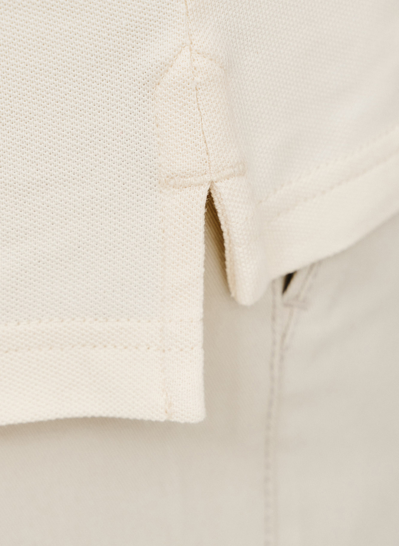 T-shirt polo w kolorze waniliowym - Pako Lorente