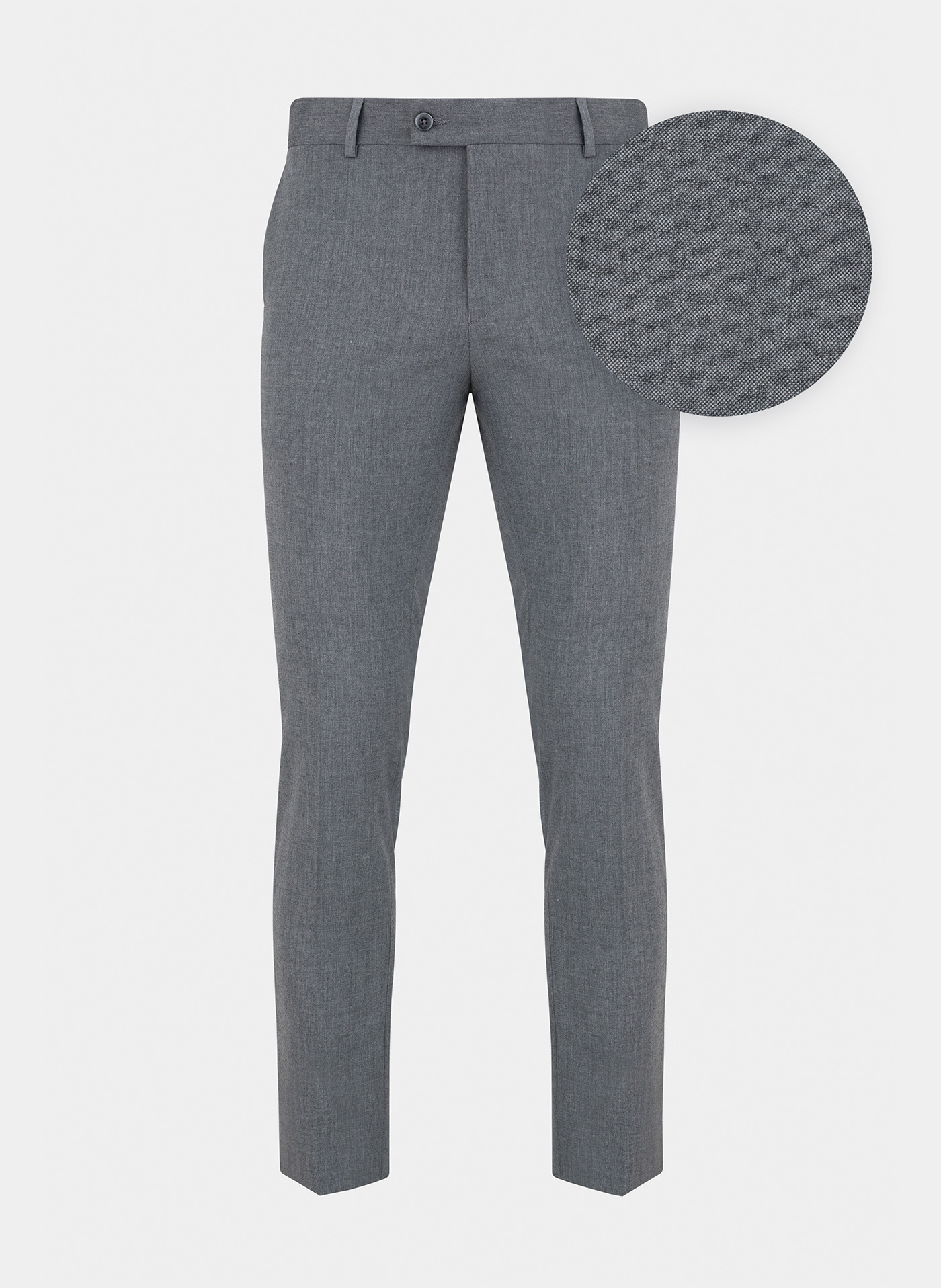 Szare spodnie garniturowe P22SF-6G-007-S-S - Pako Lorente