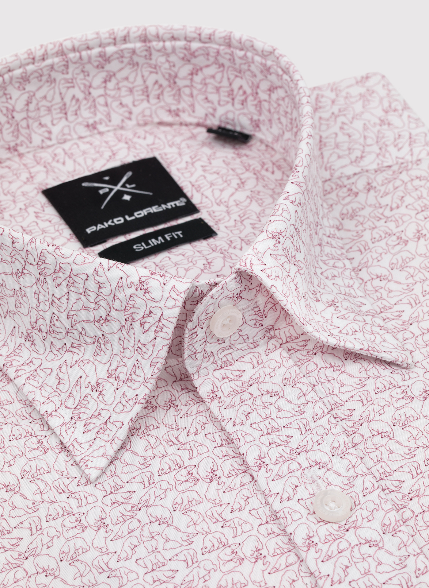 Koszula męska w drobny wzór - Pako Lorente