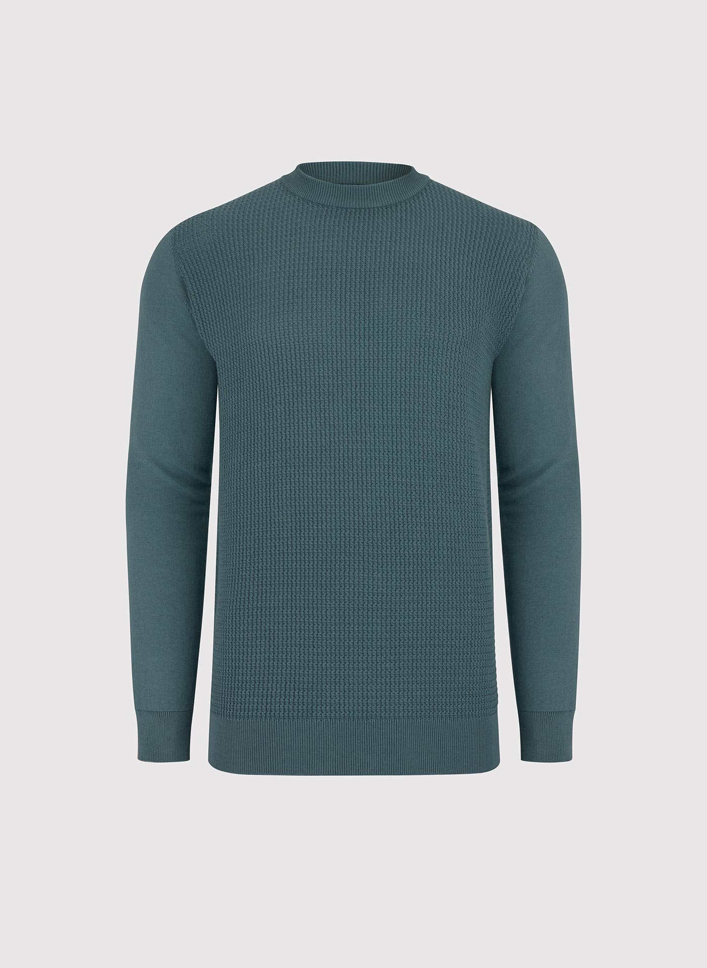 PAKO LORENTE - Turkusowy sweter męski - Pako Lorente