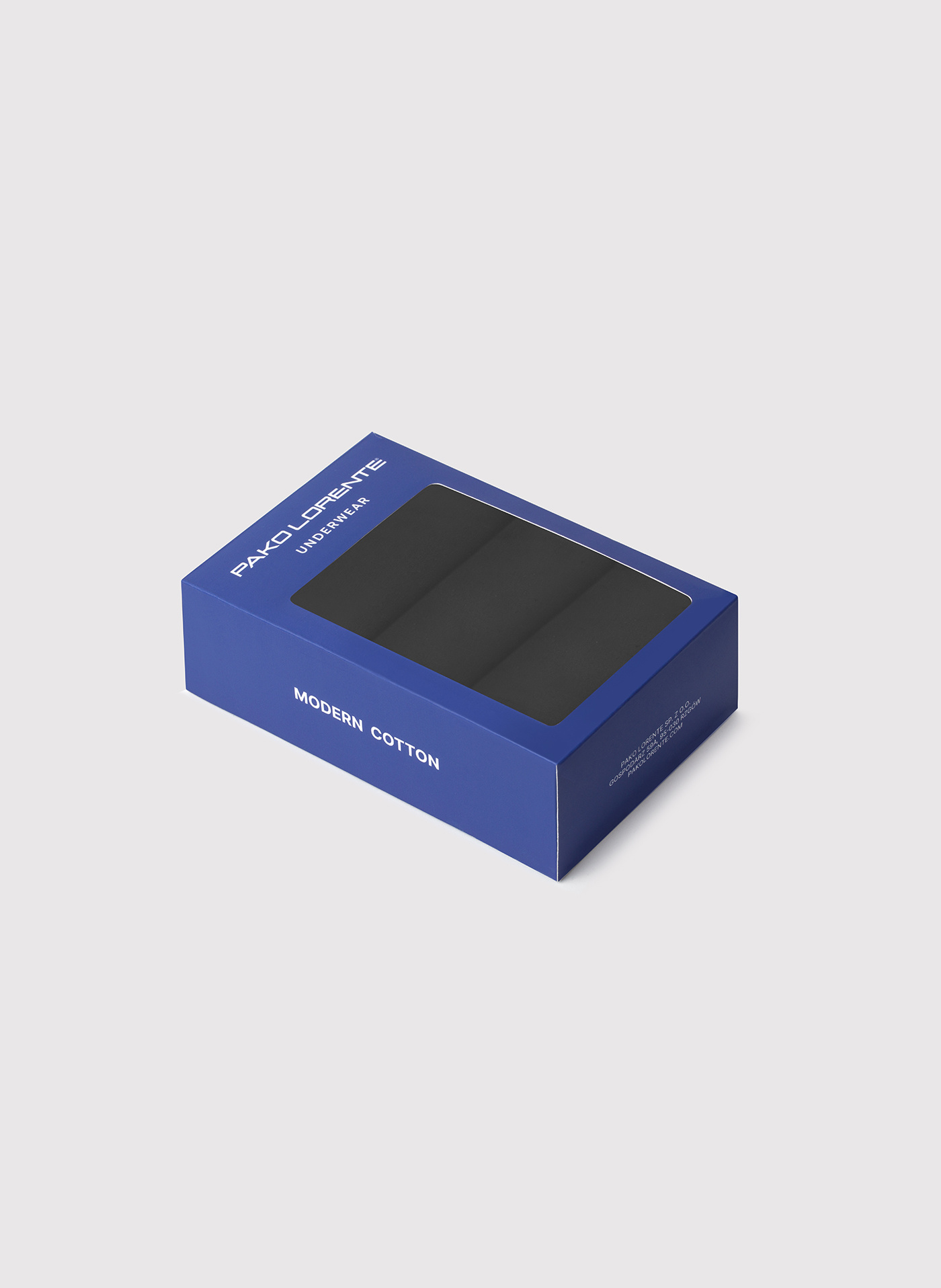 Trójpak bokserek męskich w kolorze czarnym - Pako Lorente