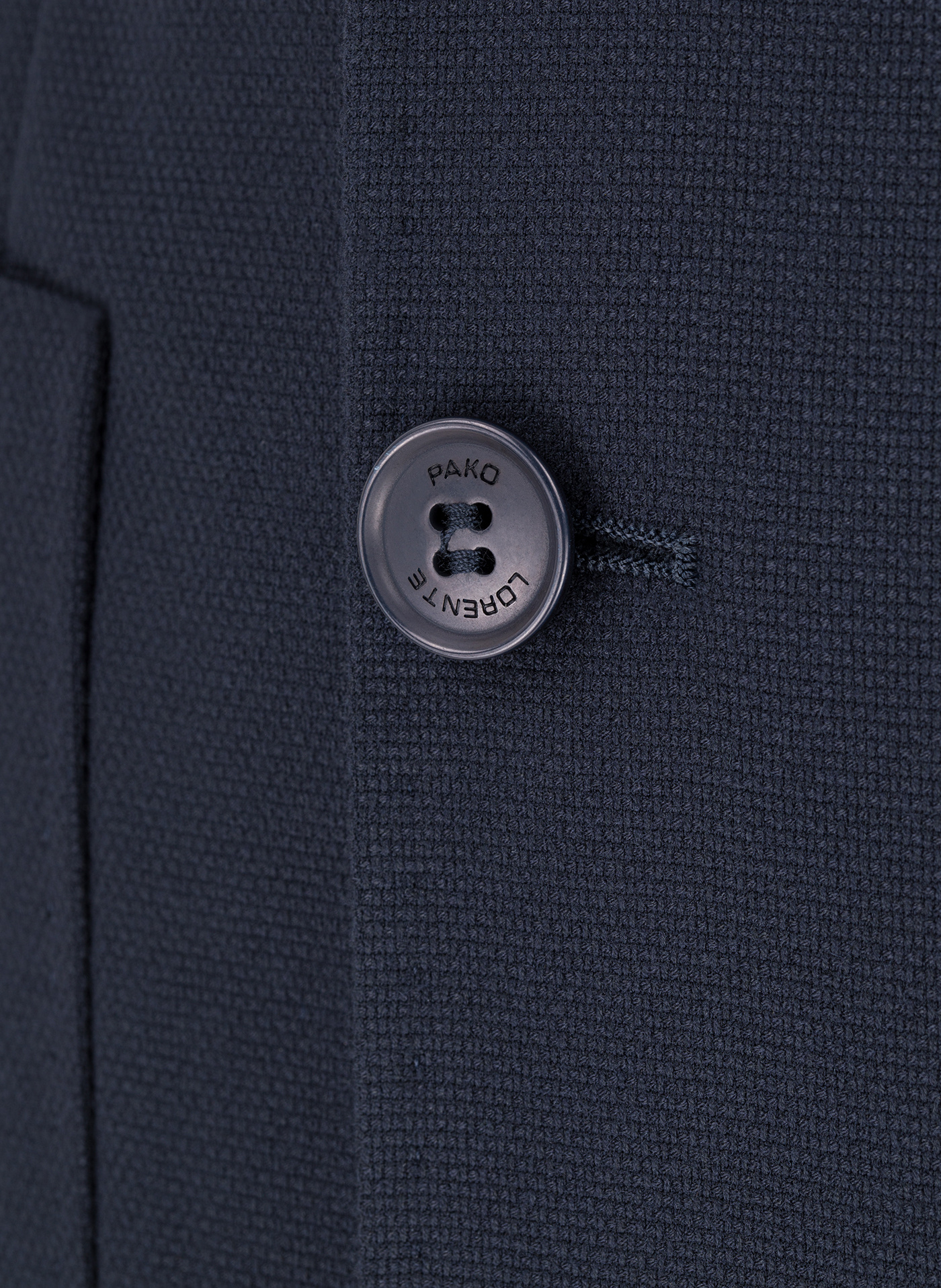 Granatowa dwurzędowa marynarka męska - Pako Lorente
