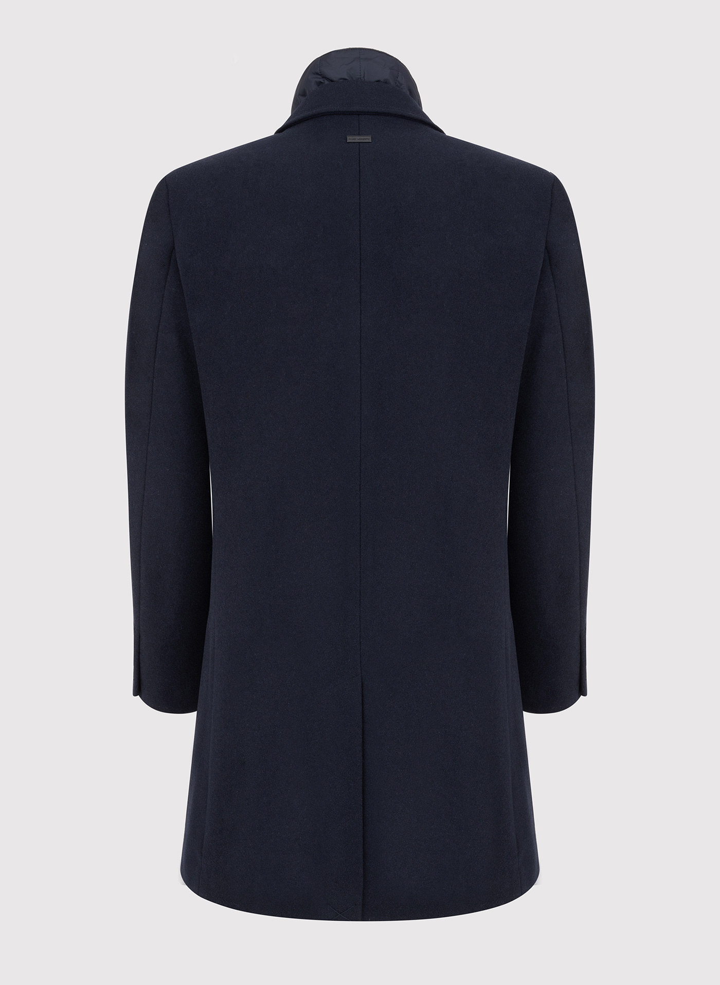 Męski płaszcz z wełną w kolorze granatowym - Pako Lorente