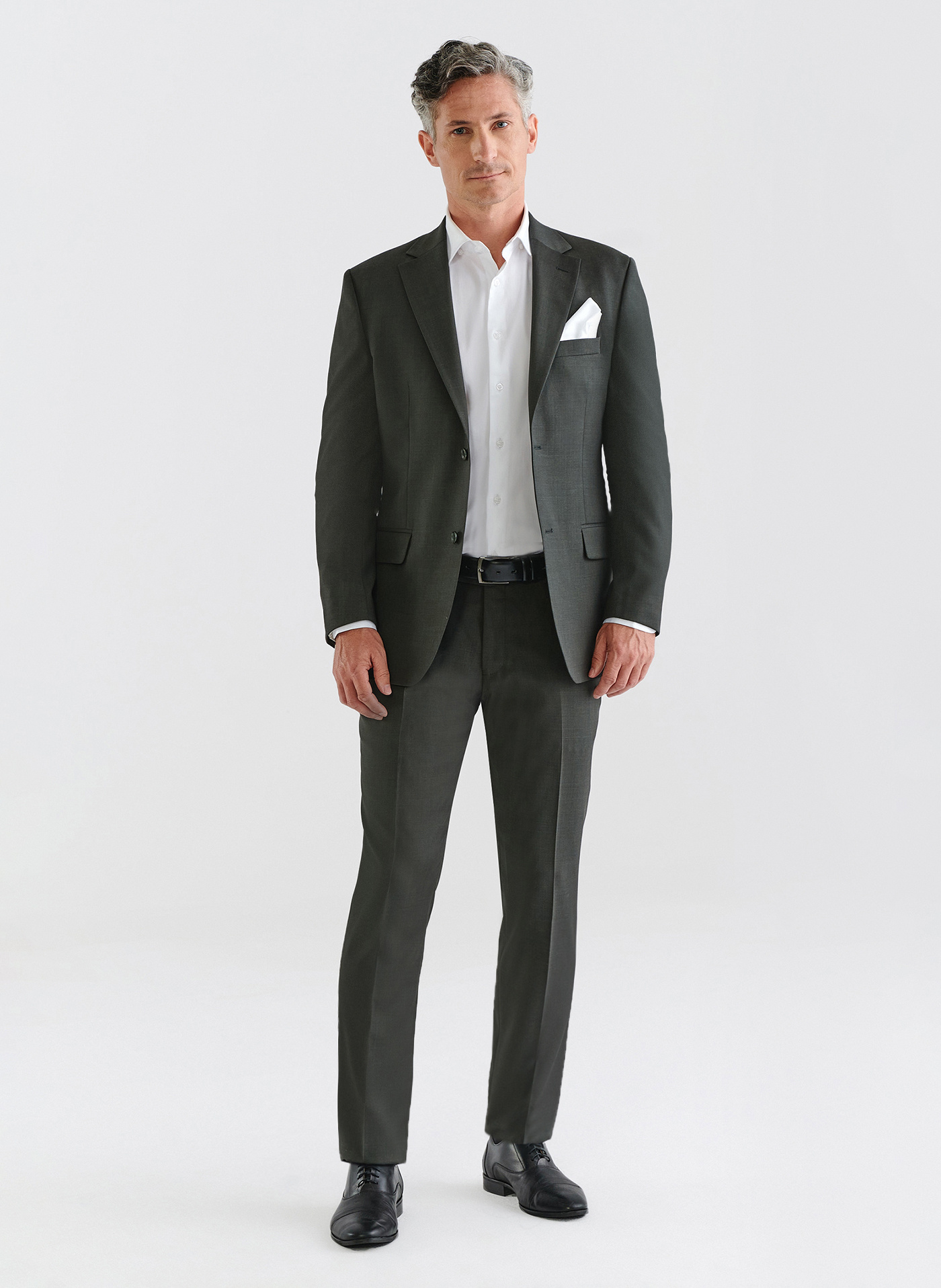 Ciemnozielone spodnie garniturowe z wełną - Pako Lorente