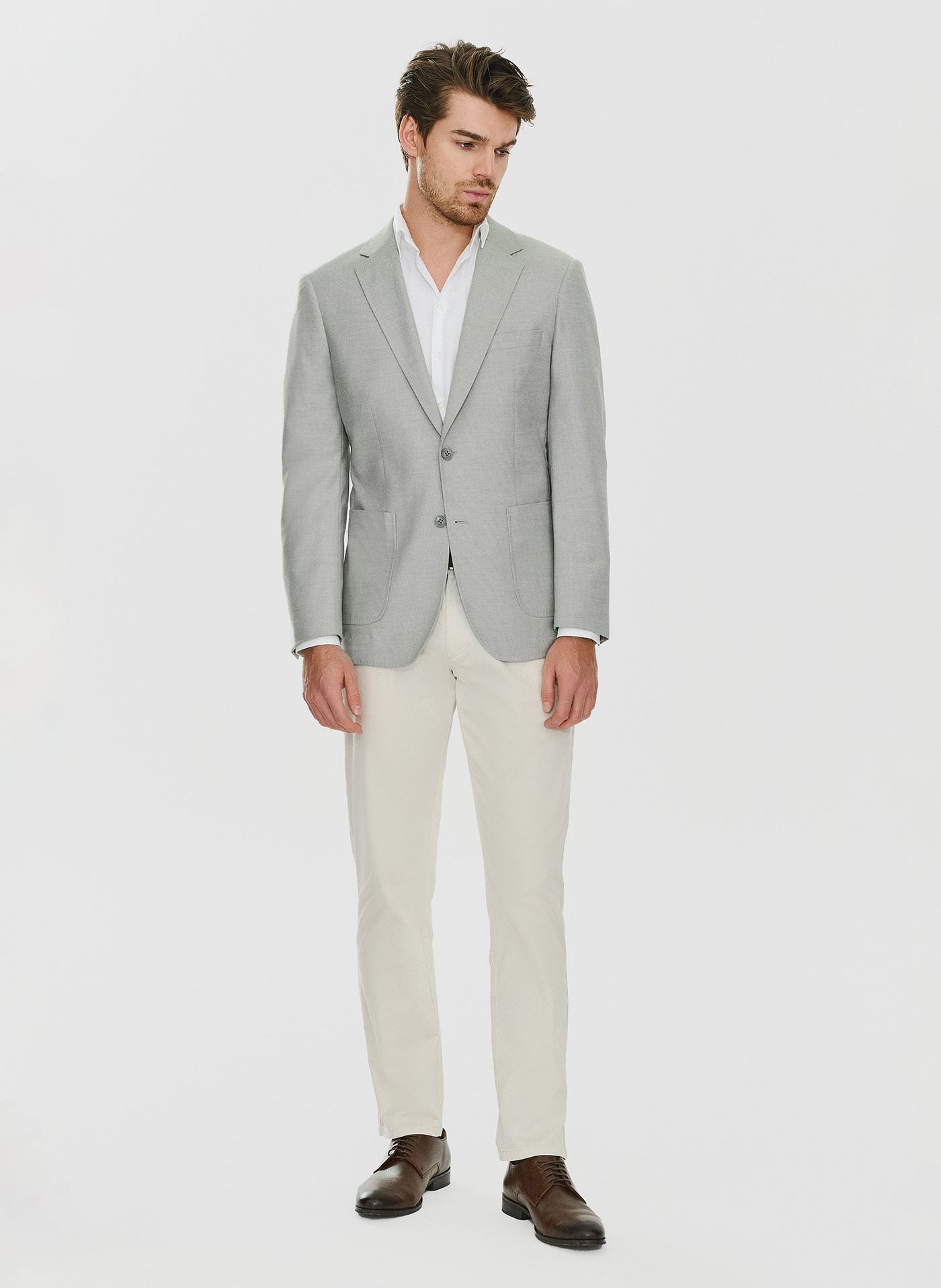 Zielona marynarka męska bez podszewki - Pako Lorente