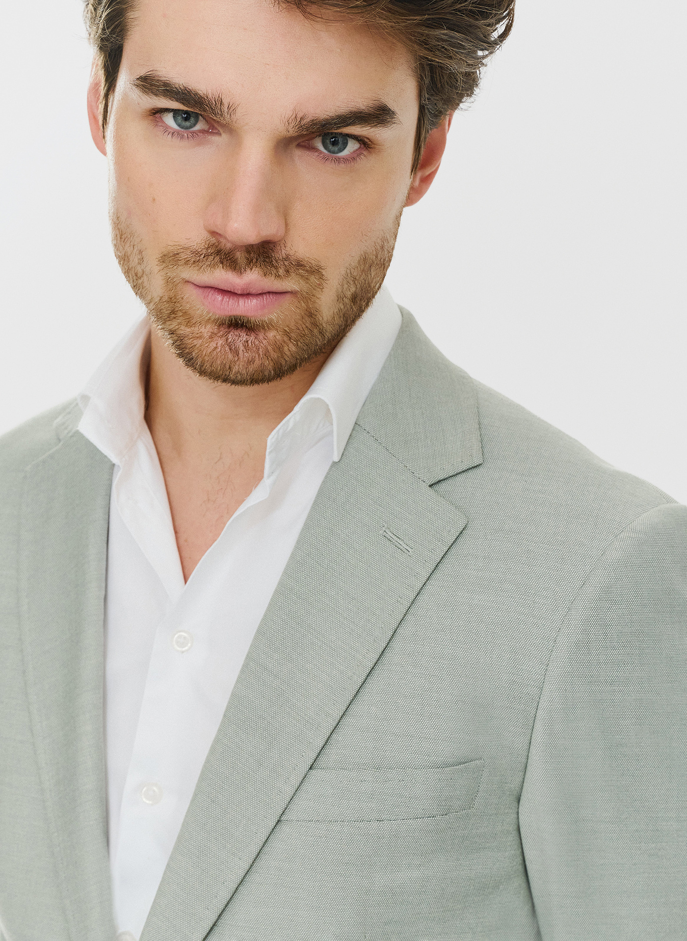 Zielona marynarka męska bez podszewki - Pako Lorente