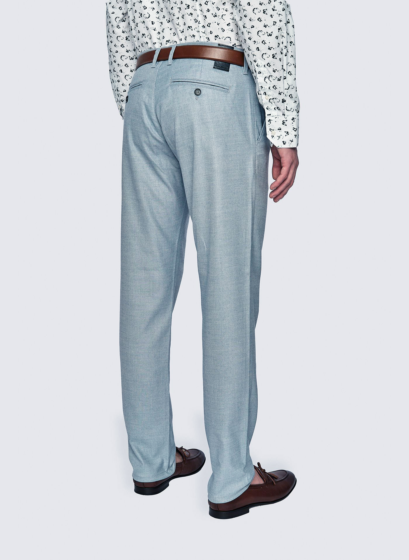 Błękitne spodnie męskie P23SF-WX-002-S-0 - Pako Lorente