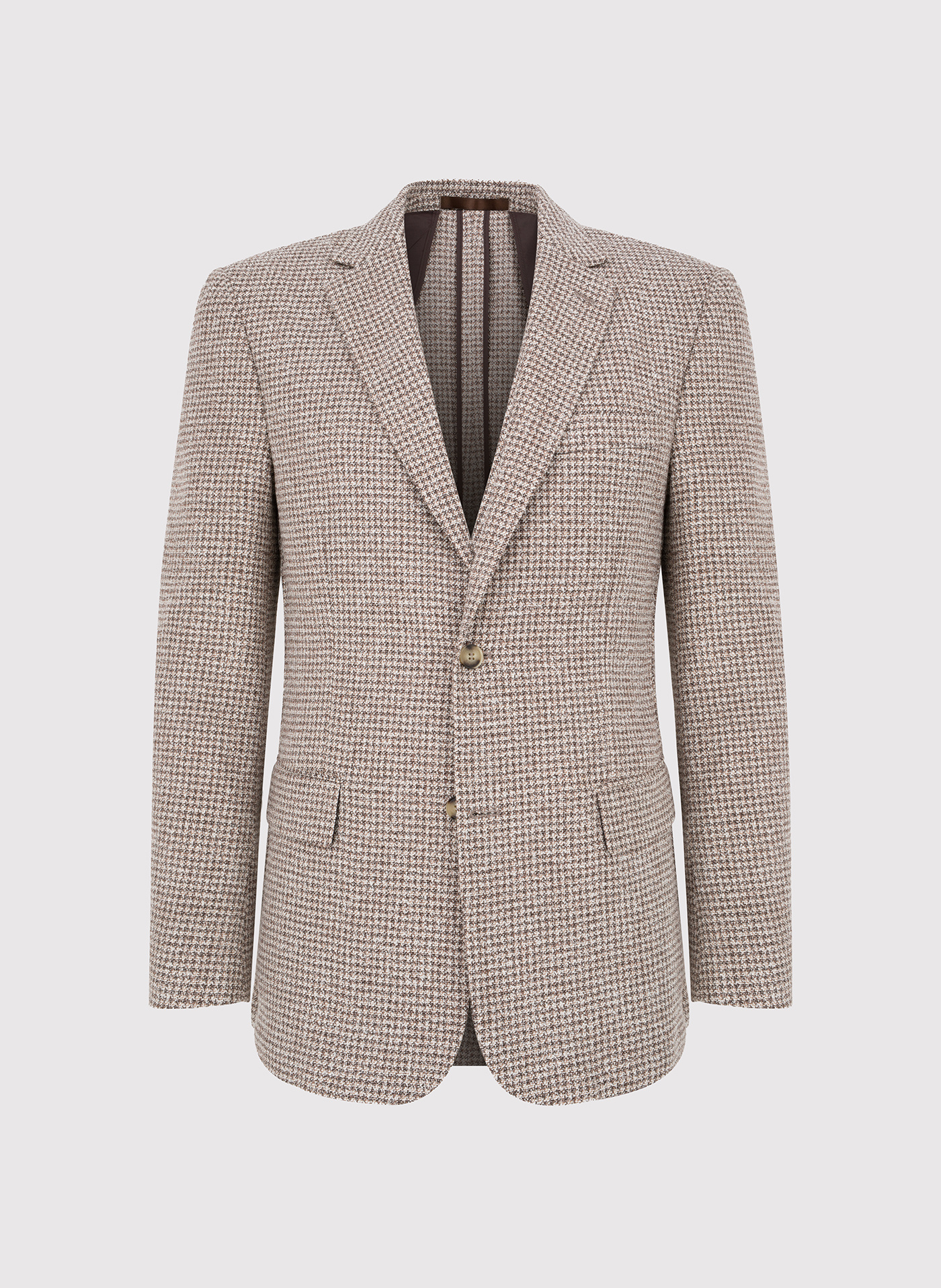 Brązowa marynarka w pepitkę - Pako Lorente