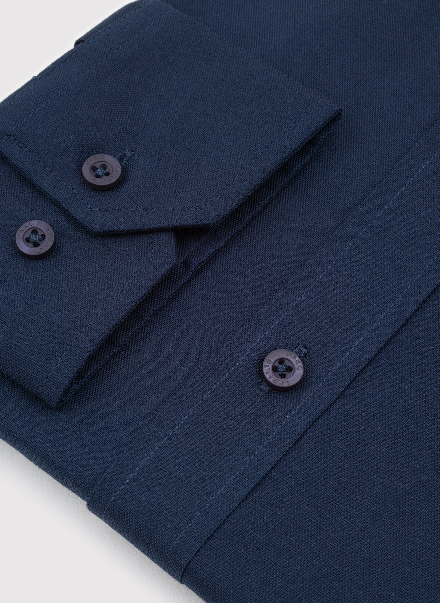 Granatowa bawełniana koszula męska - Pako Lorente