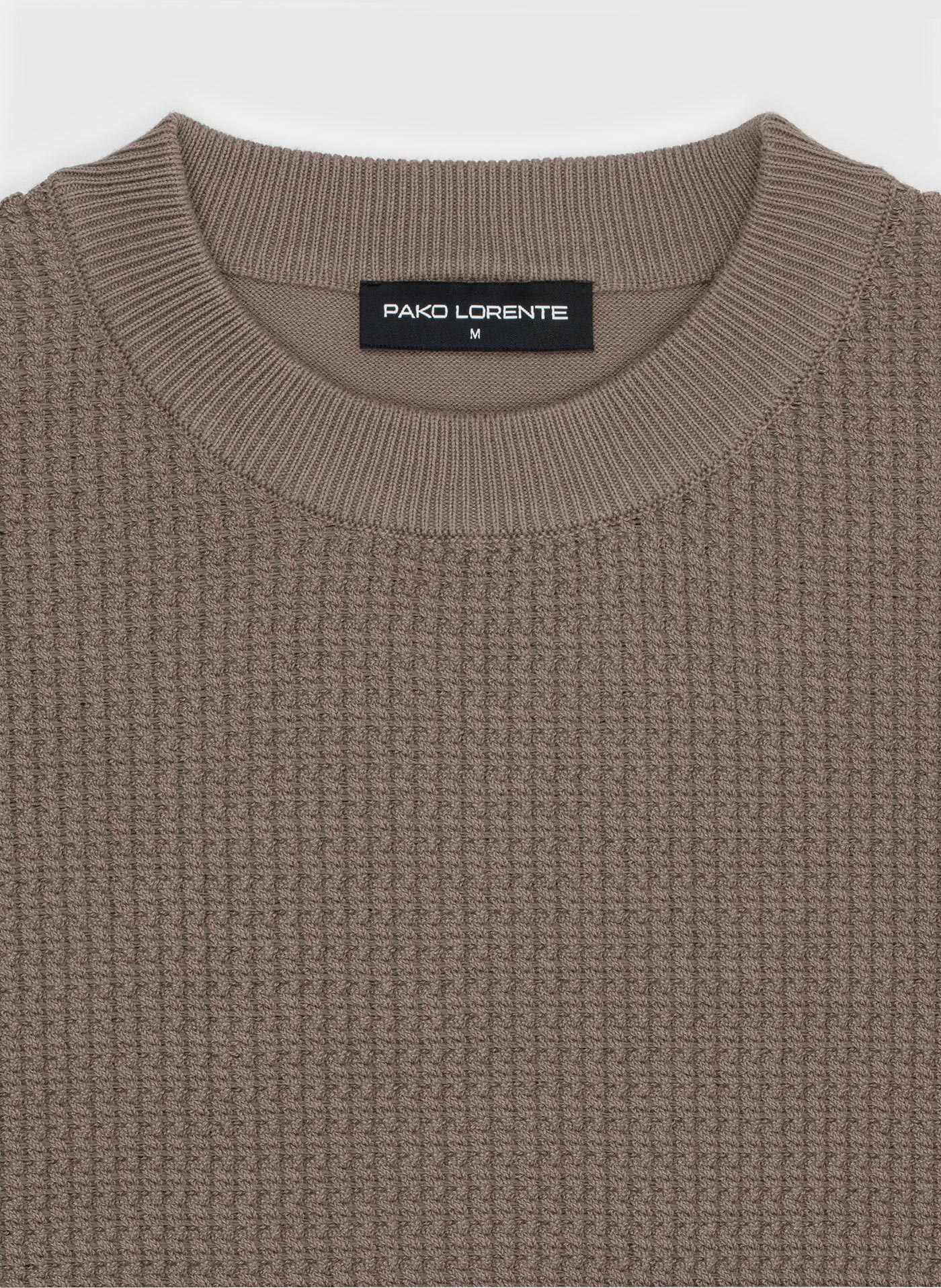 Brązowy sweter męski - Pako Lorente