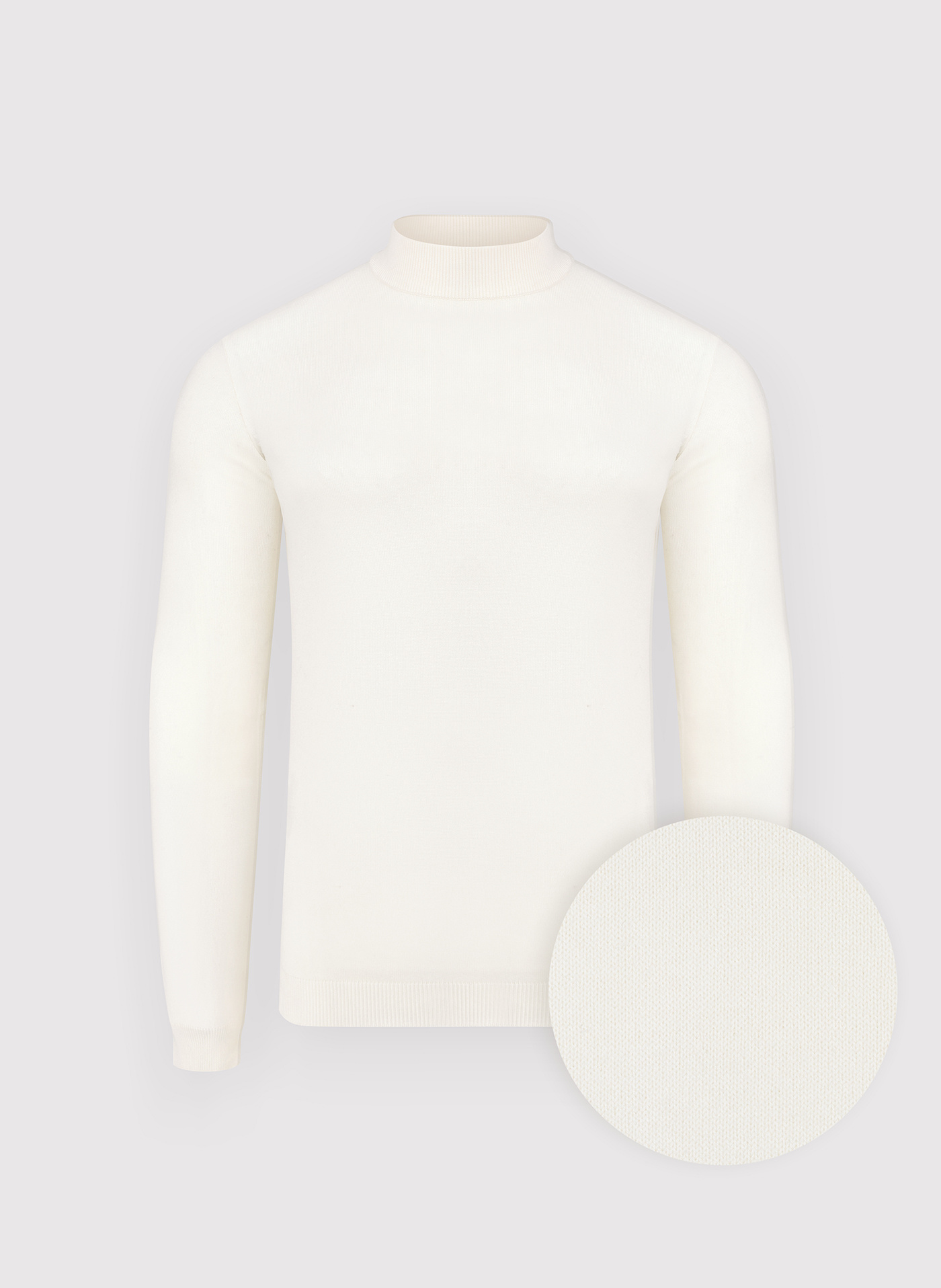 PAKO LORENTE - Półgolf męski w białym kolorze - Pako Lorente