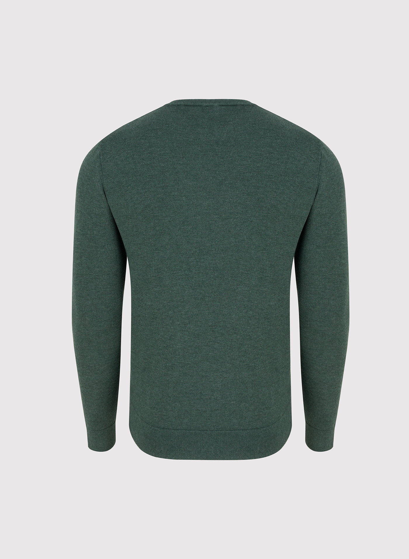 Zielony sweter męski o-neck - Pako Lorente