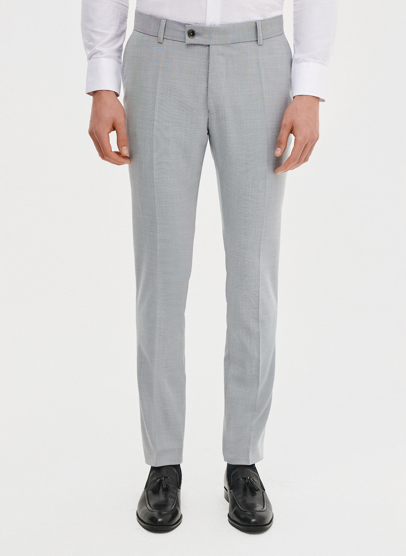 Szare spodnie ganiturowe - Pako Lorente