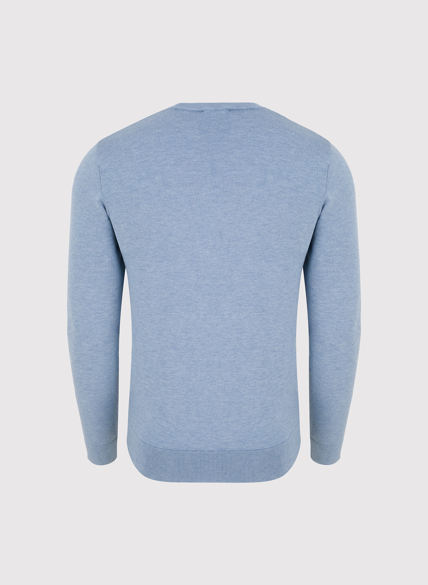 Niebieski sweter męski o-neck - Pako Lorente