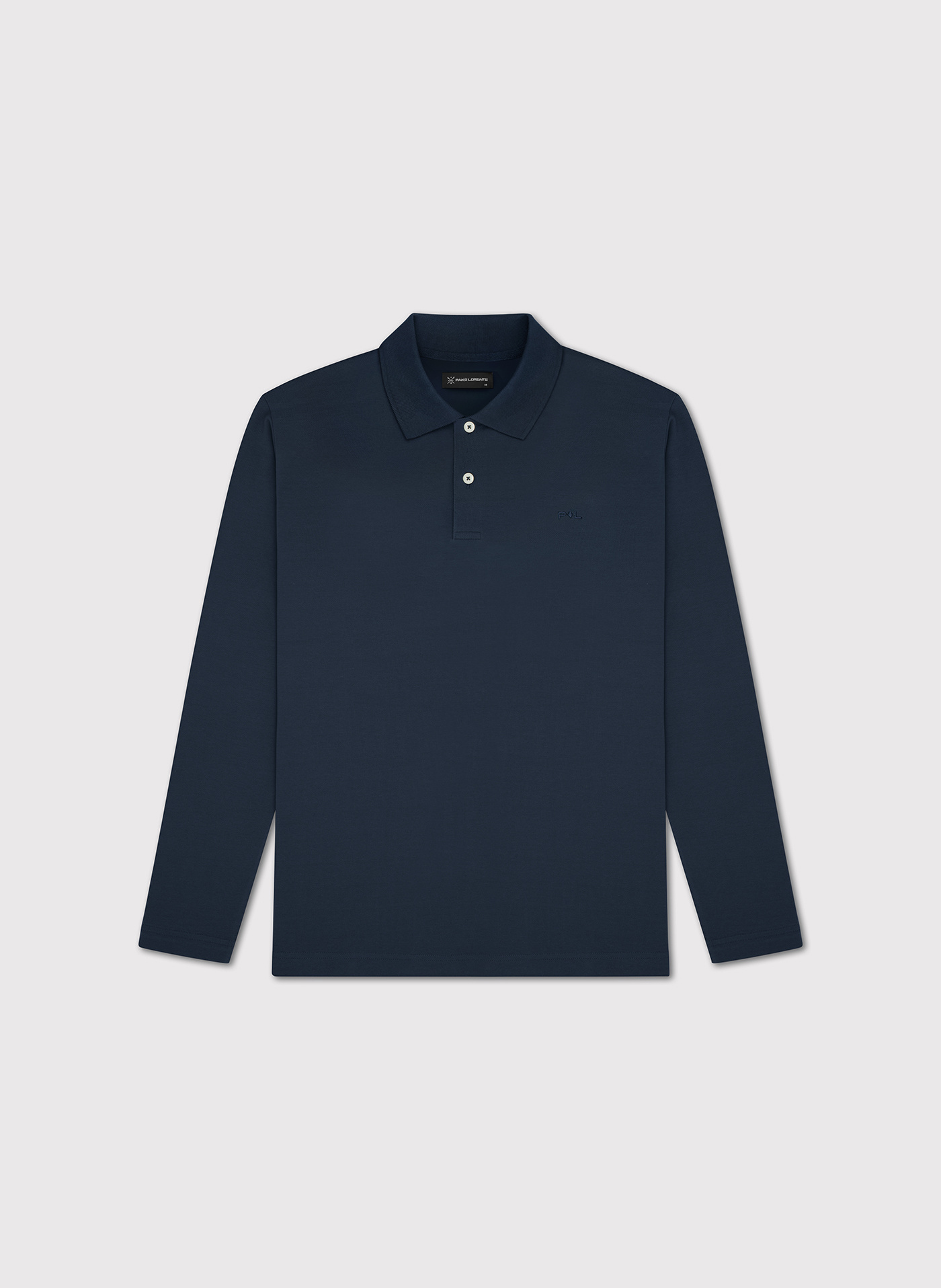 Granatowe polo longsleeve - Pako Lorente