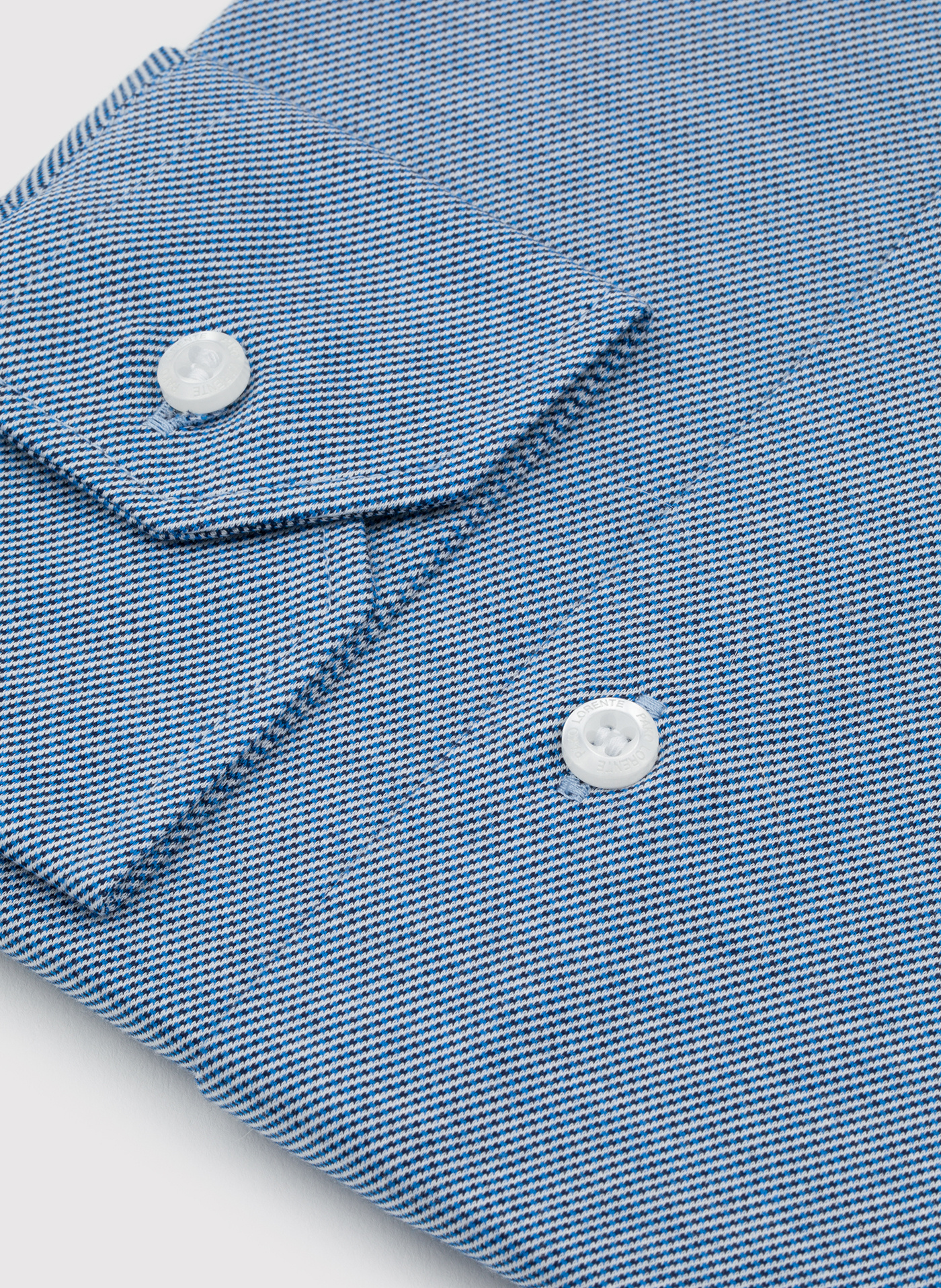 Bawełniana koszula męska w kolorze niebieskim - Pako Lorente