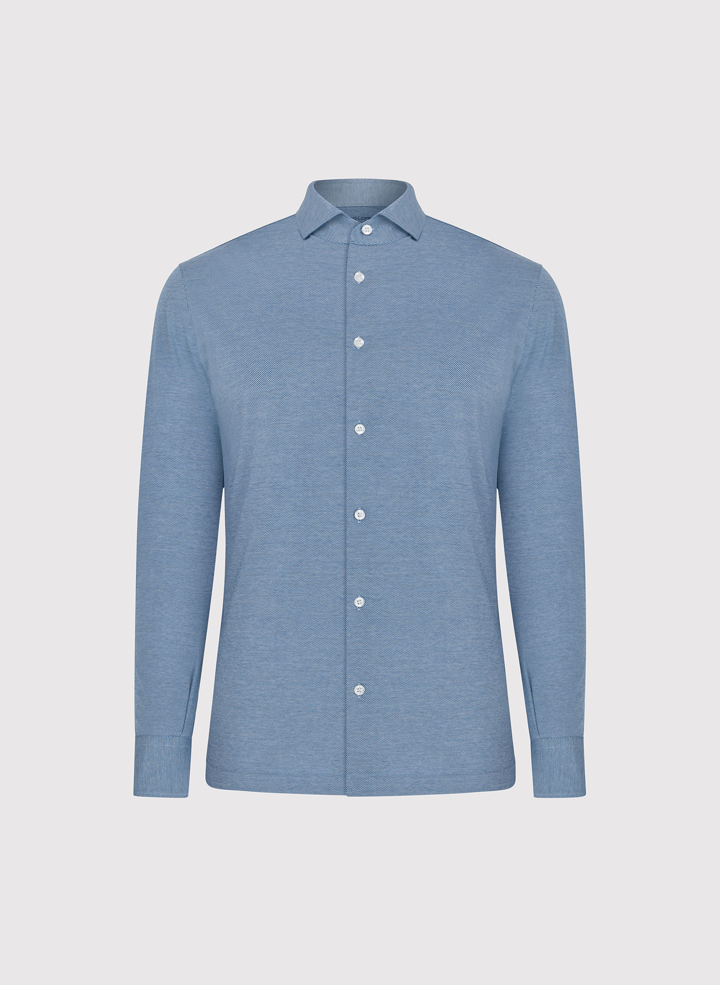 Bawełniana koszula męska w kolorze niebieskim - Pako Lorente