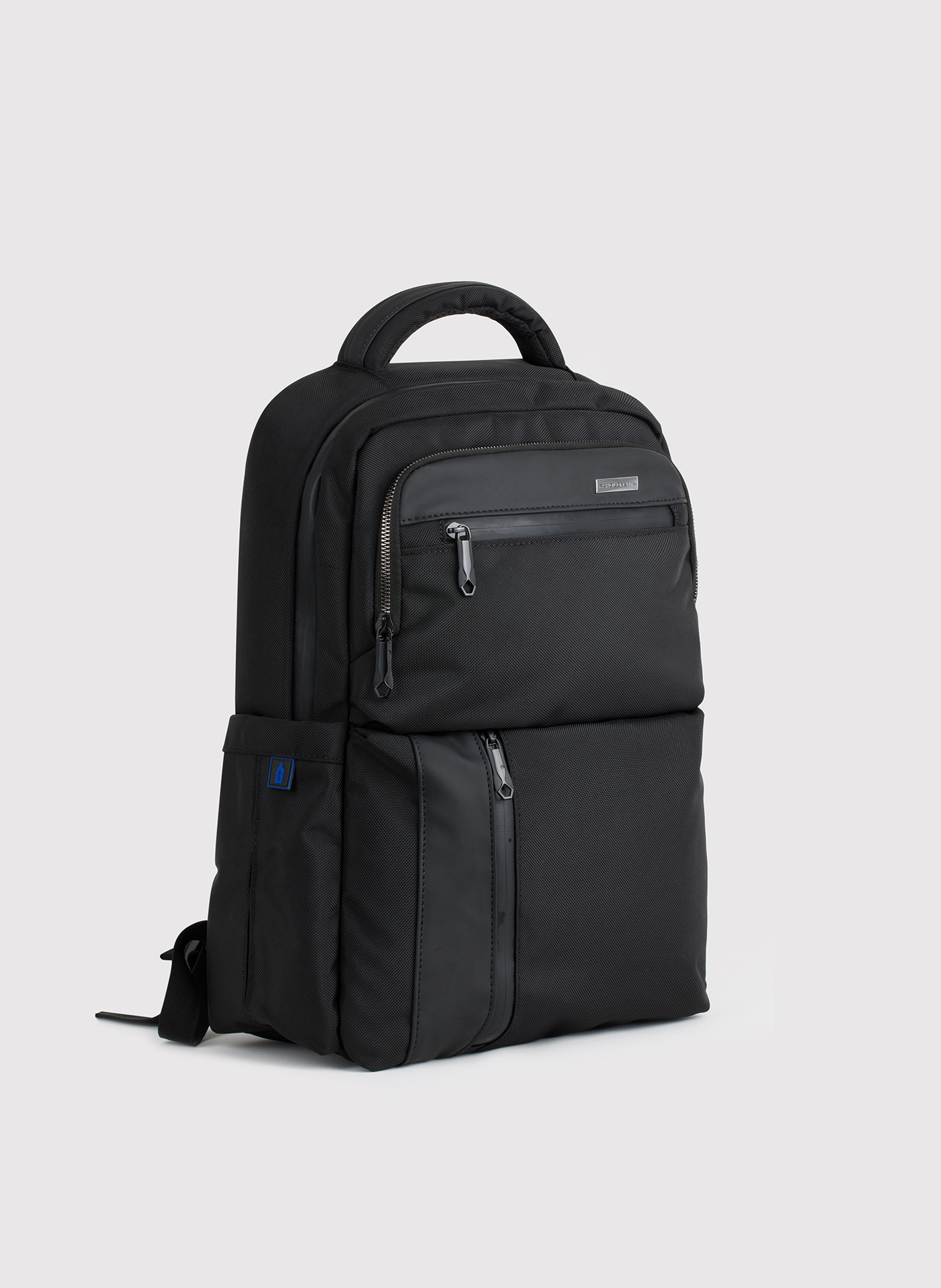 Czarny plecak męski z kieszenią na laptop - Pako Lorente