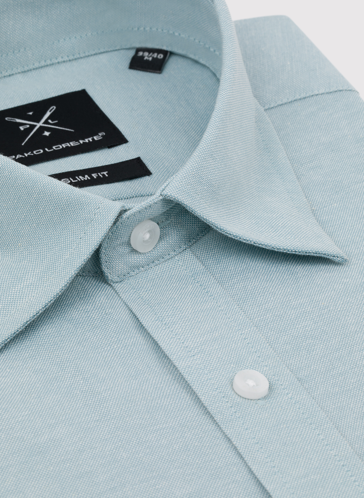 Zielona bawełniana koszula męska - Pako Lorente