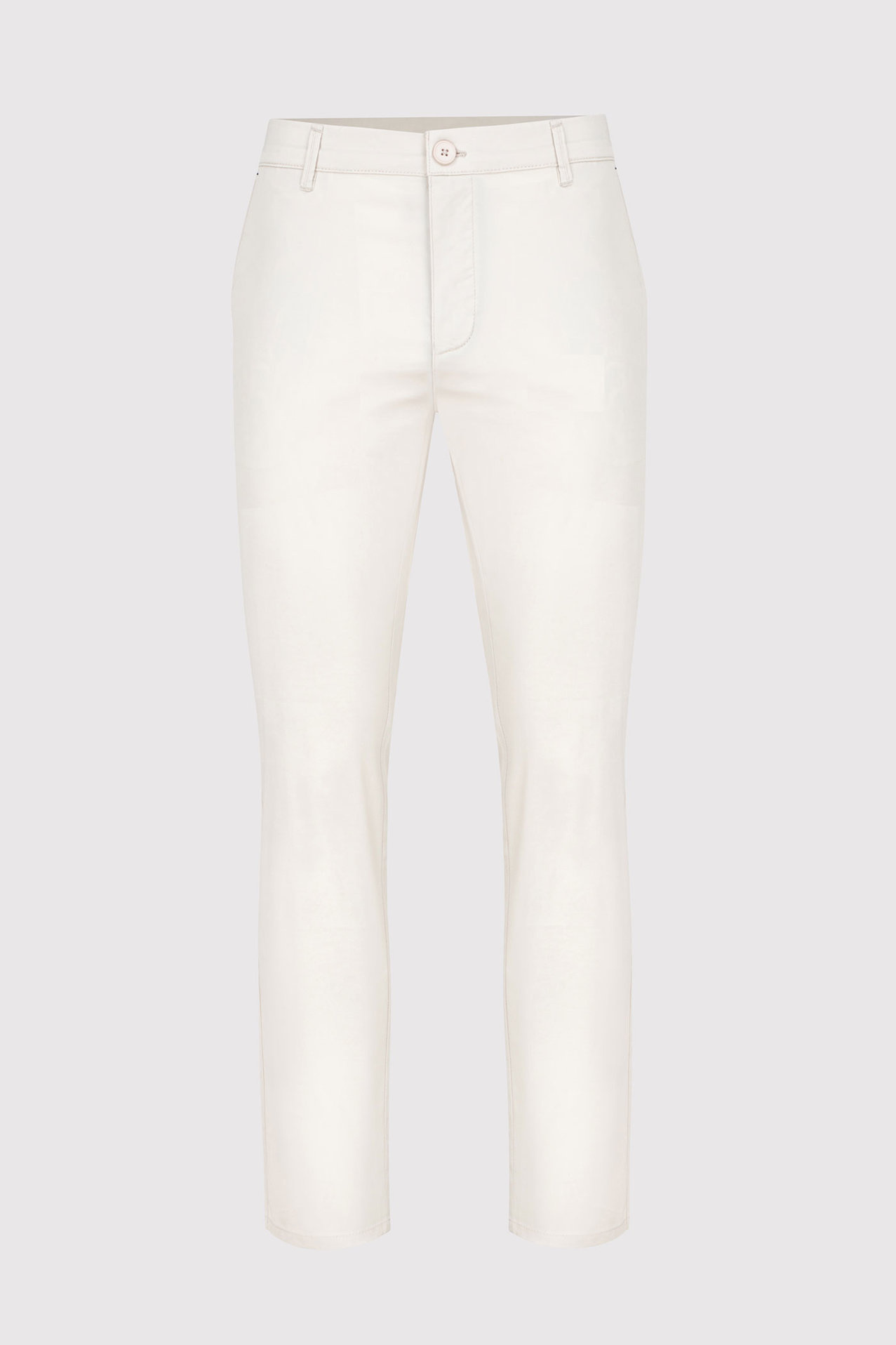 Męskie basicowe spodnie w kolorze ecru P23SB-WX-005-E-0 - Pako Lorente