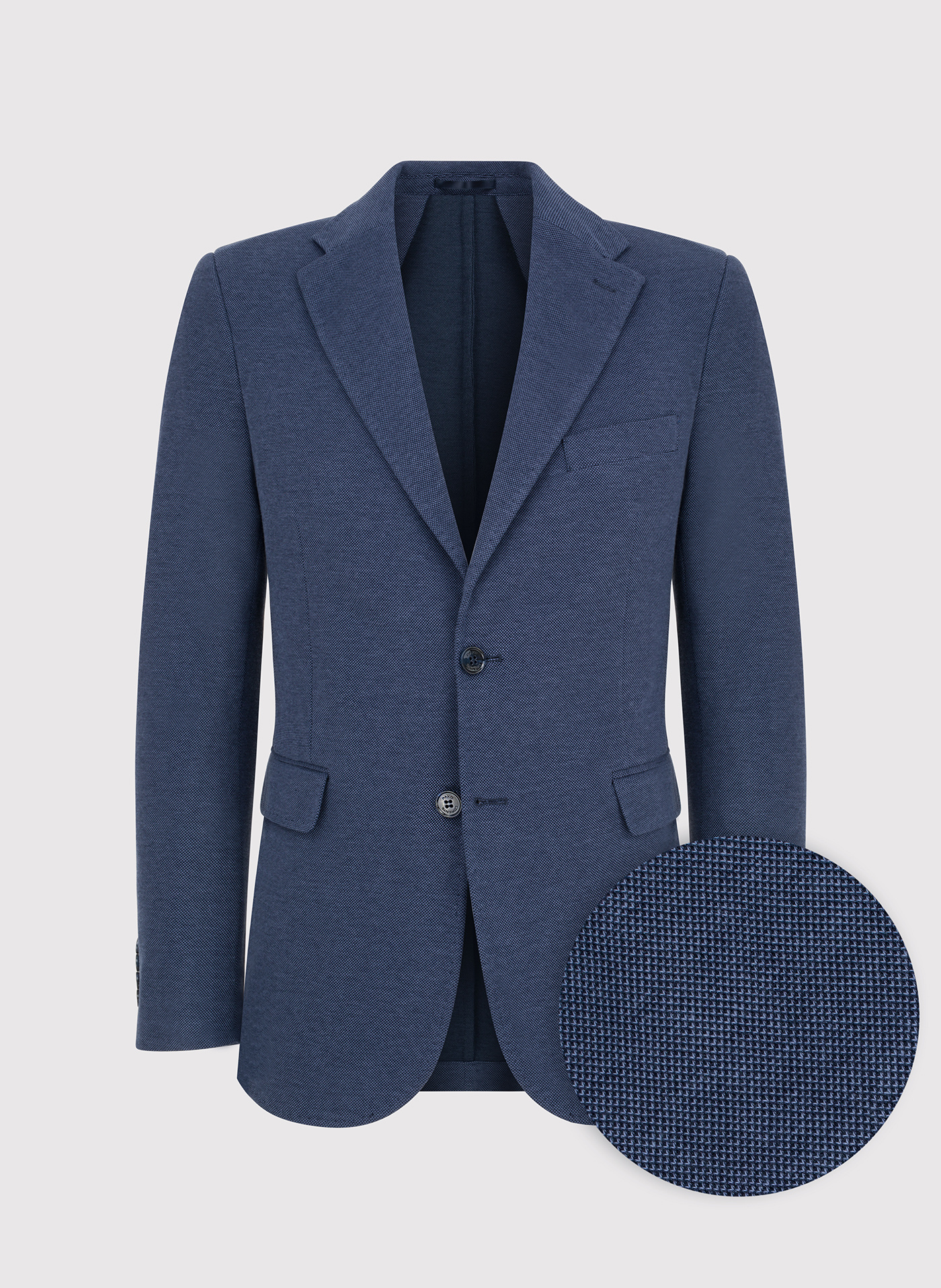 Granatowa marynarka z dzianiny - Pako Lorente