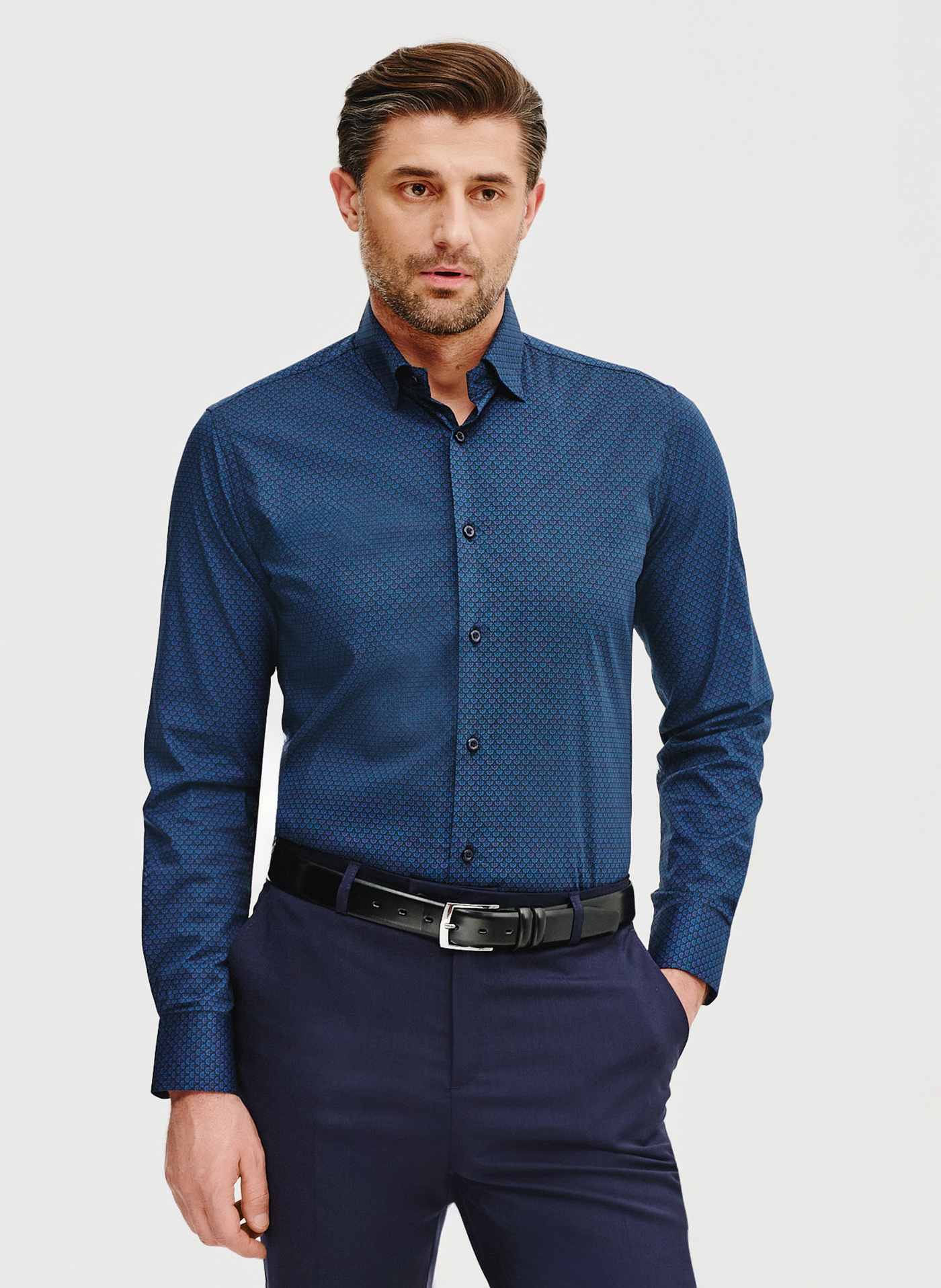 Koszula męska mikrowzór - Pako Lorente