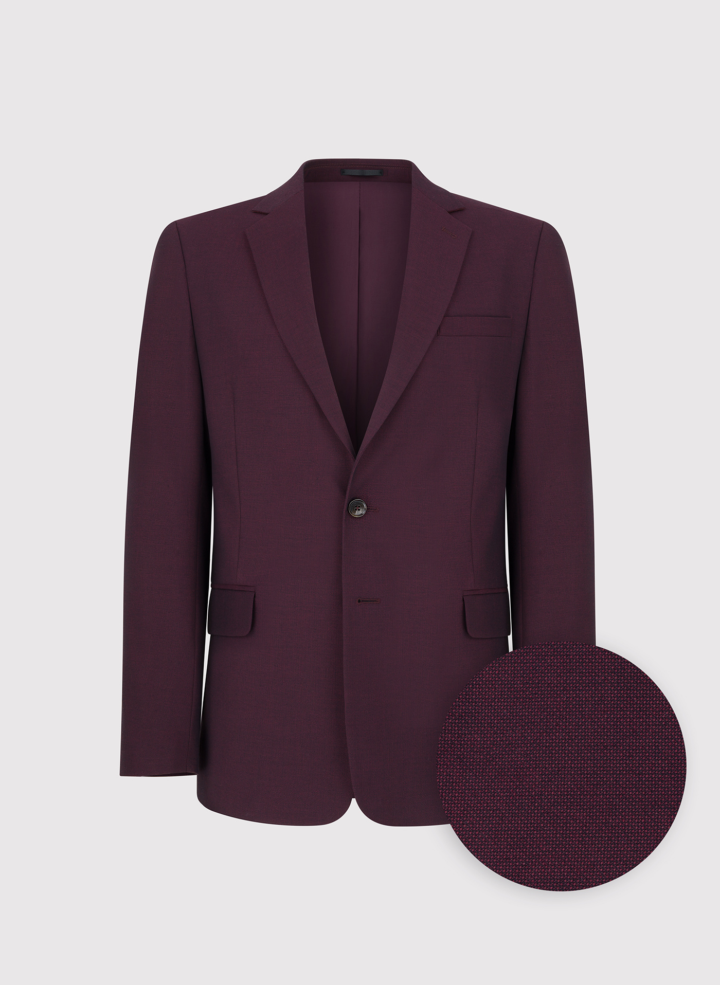 Bordowy garnitur męski - Pako Lorente