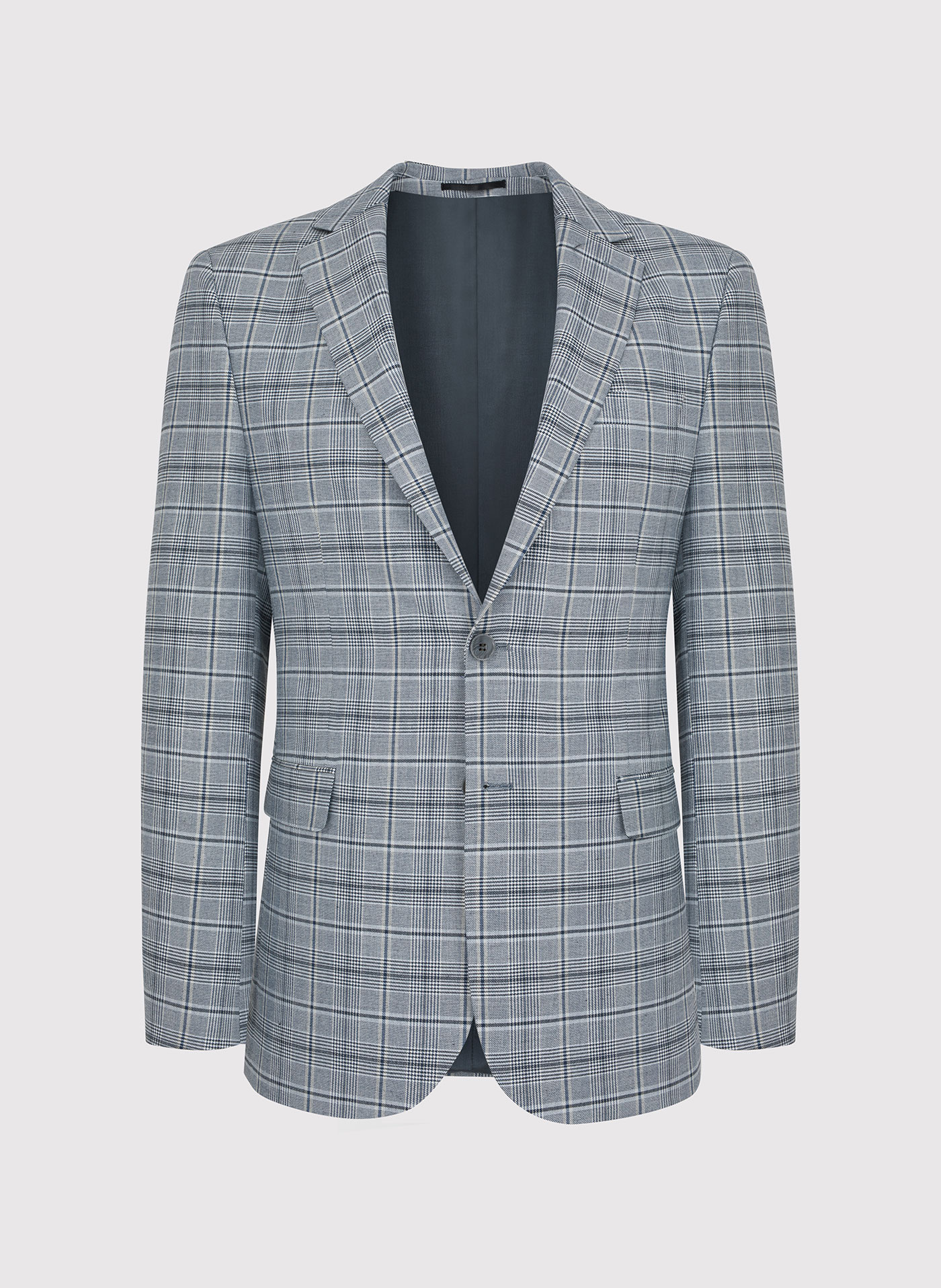 Kraciasta męska marynarka garniturowa - Pako Lorente