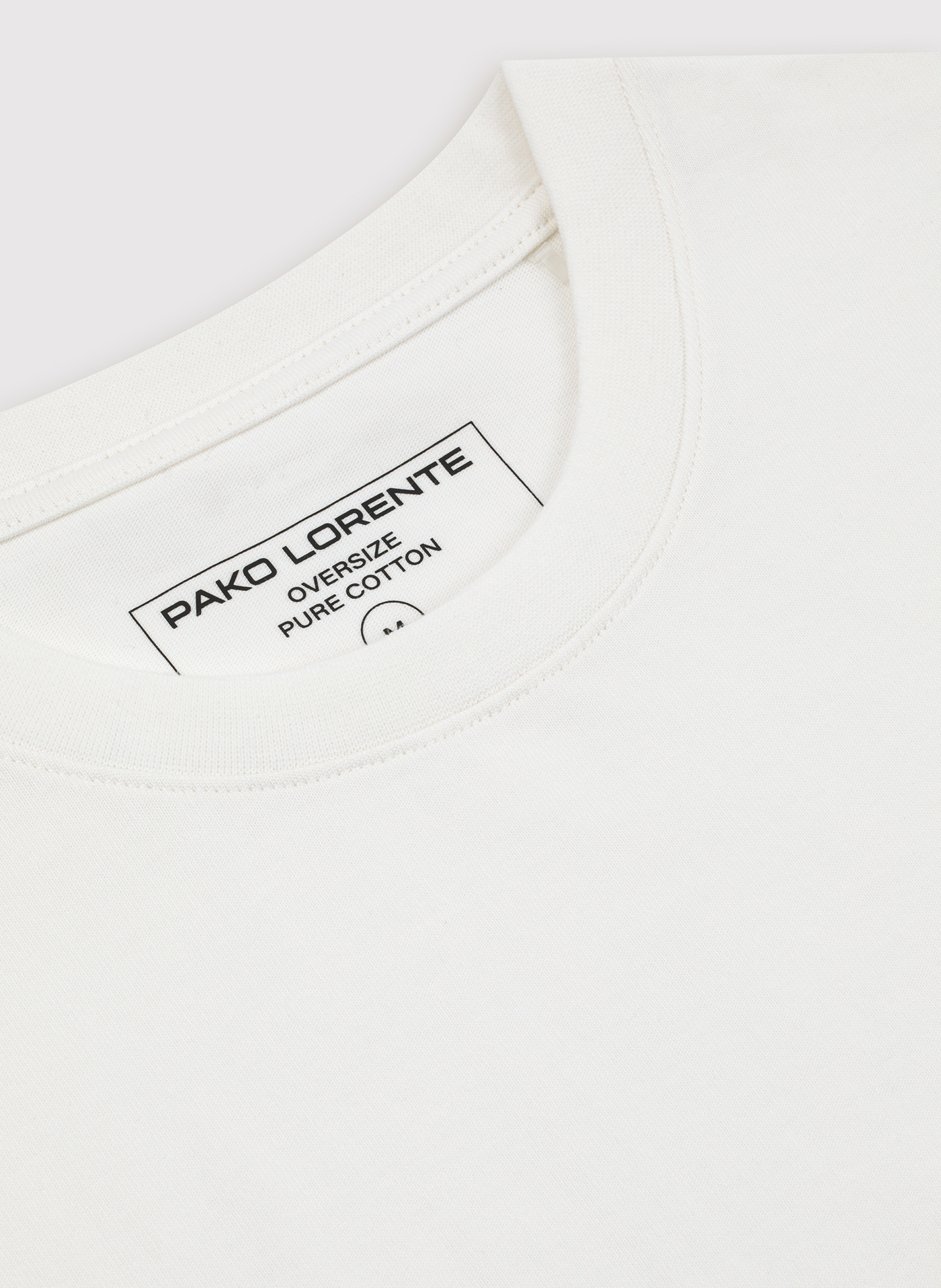 PAKO LORENTE - Biały t-shirt oversize - Pako Lorente