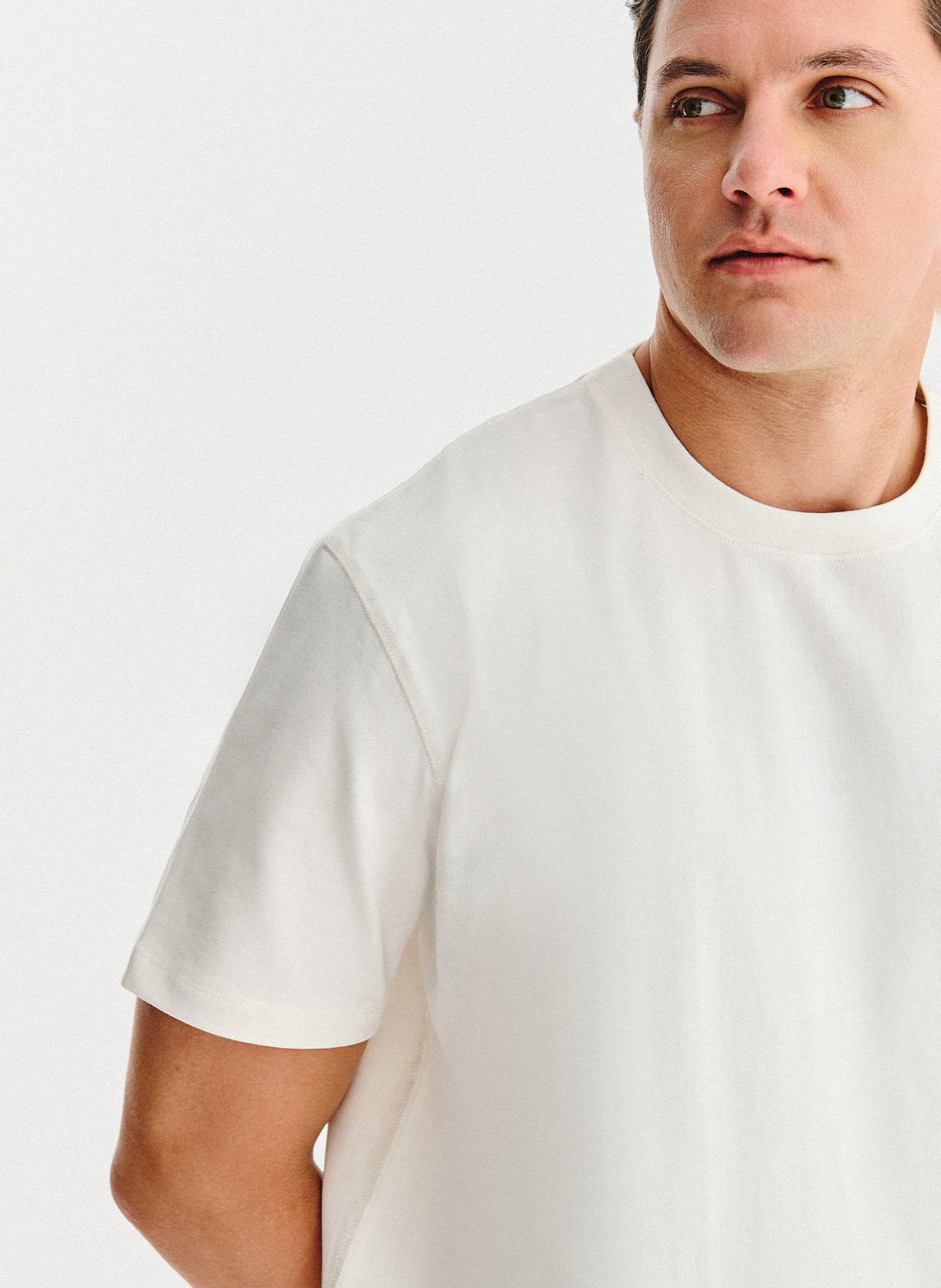 PAKO LORENTE - Biały t-shirt oversize - Pako Lorente