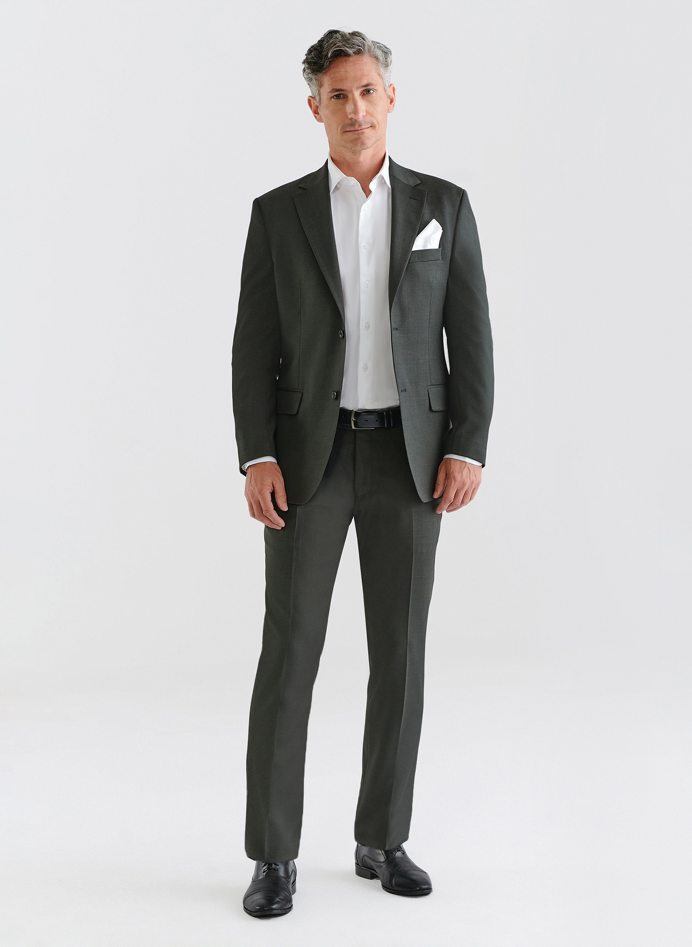 Ciemnozielona marynarka garniturowa z wełną - Pako Lorente