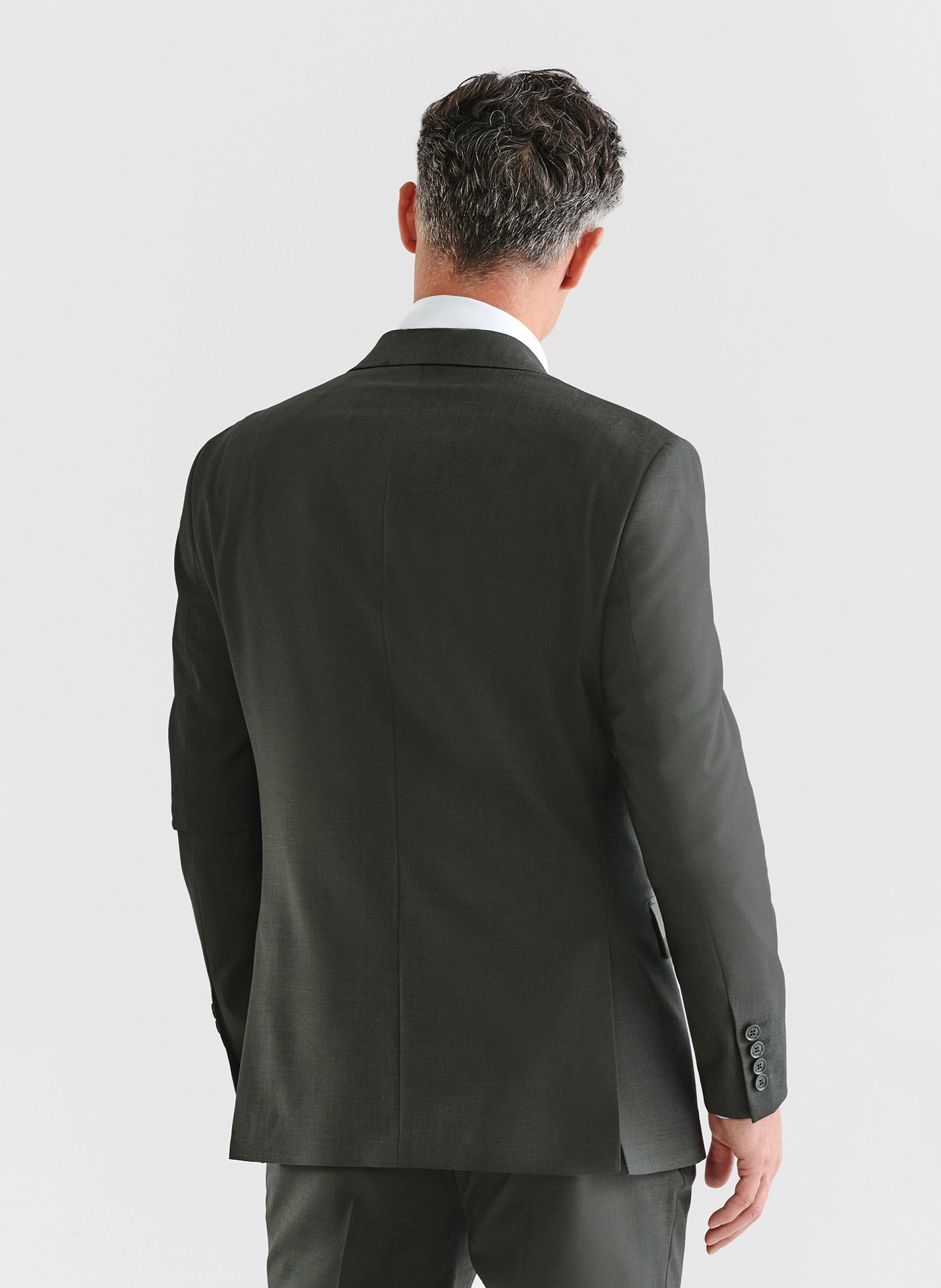 Ciemnozielona marynarka garniturowa z wełną - Pako Lorente