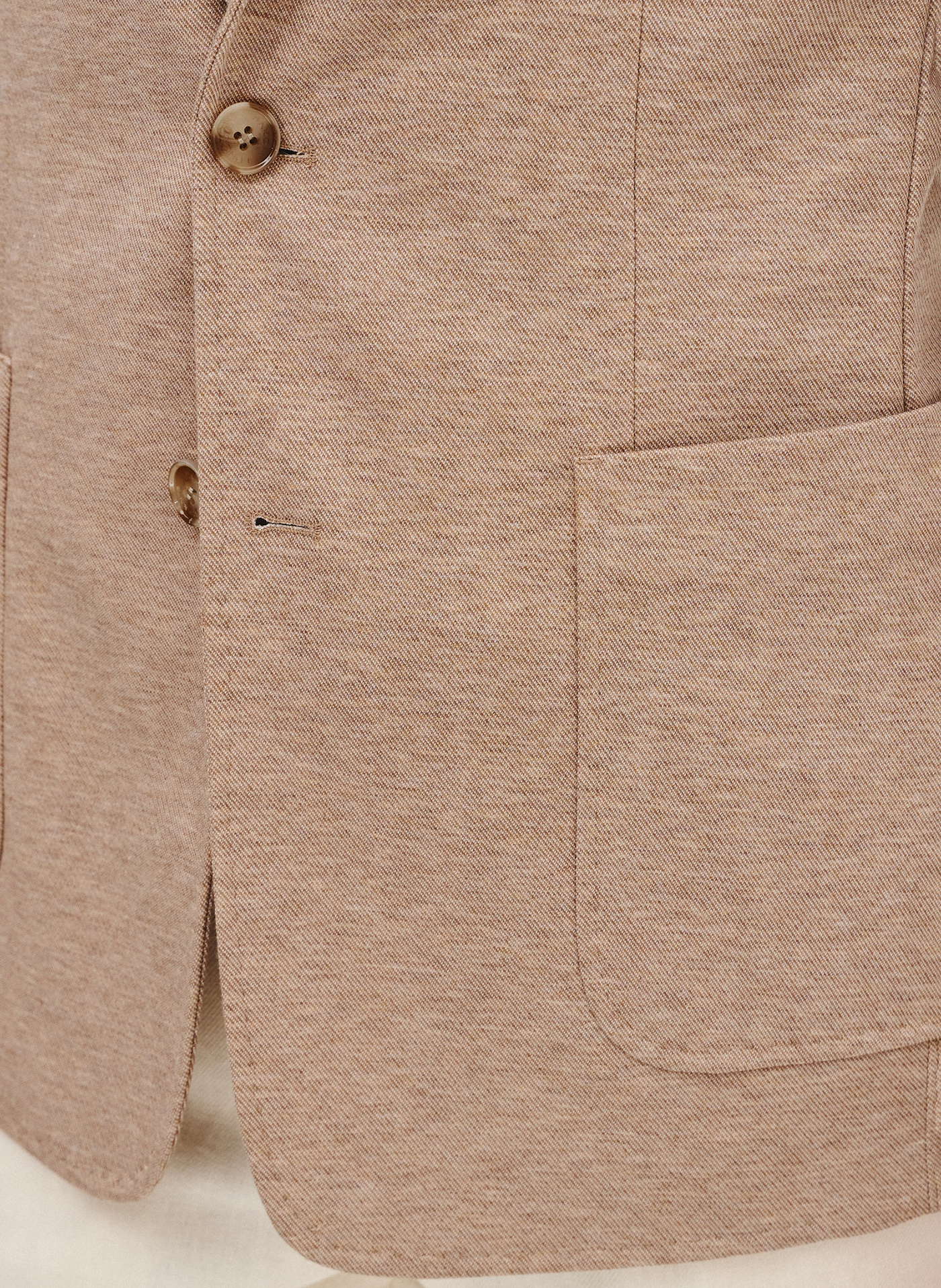 Dzianinowa marynarka w kolorze beżowym - Pako Lorente